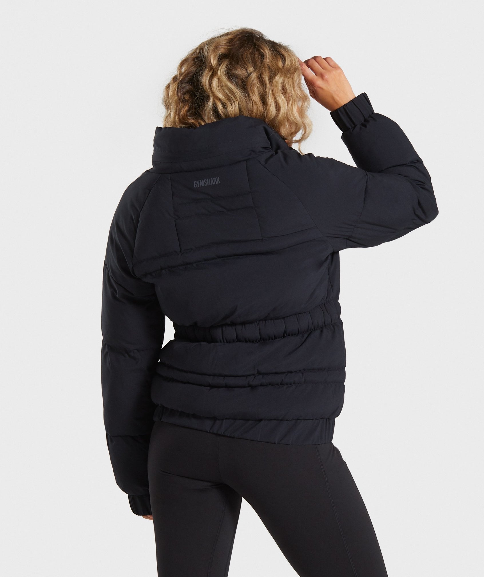 Essential Puffer Jacket in Black