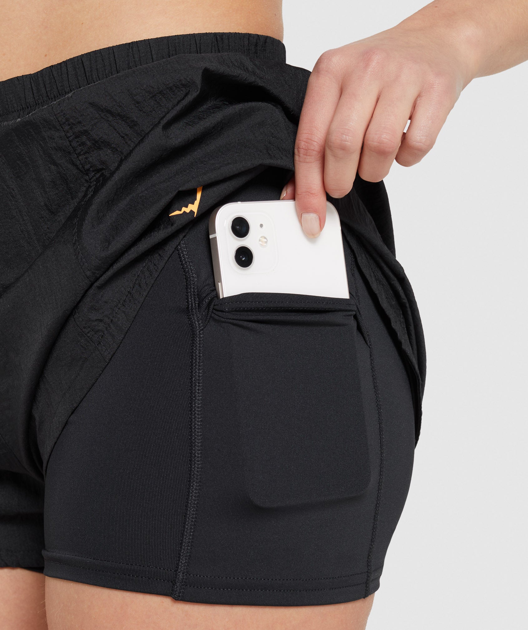 Pulse 2 in 1 Shorts in Black - view 5