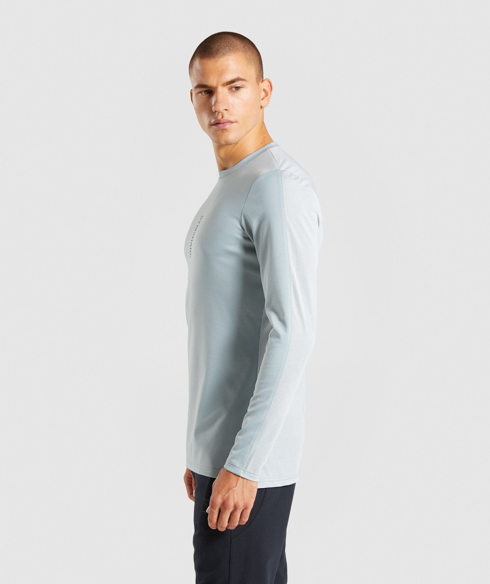 Raid Long Sleeve T-Shirt in Light Blue
