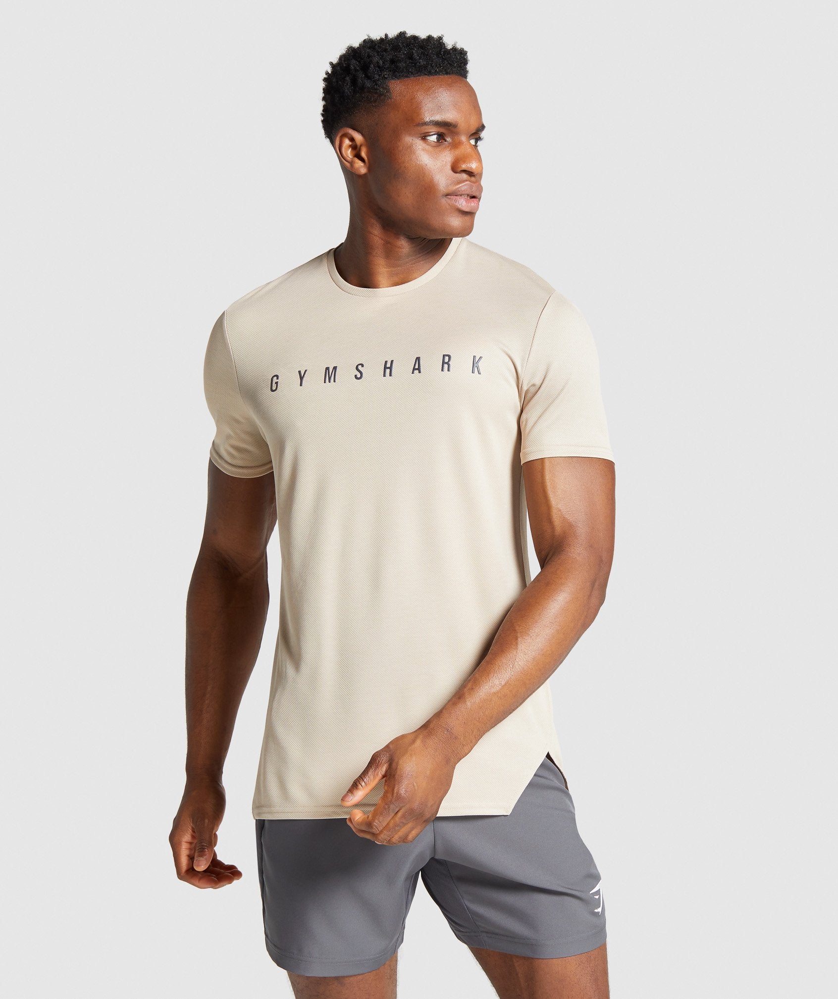 Recharge T-Shirt in Sand Stone