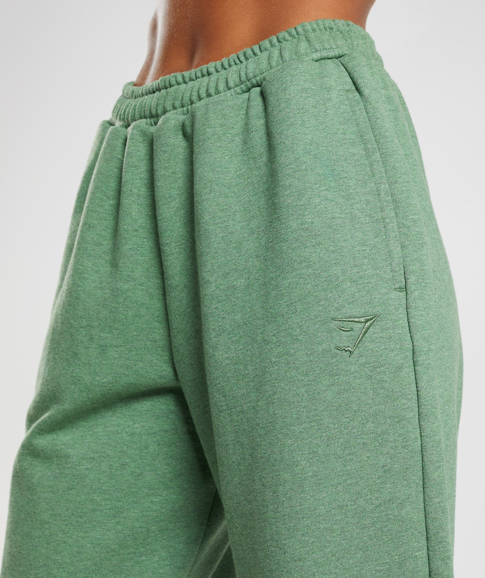 Rest Day Sweats Joggers in Crocodile Green Marl - view 5