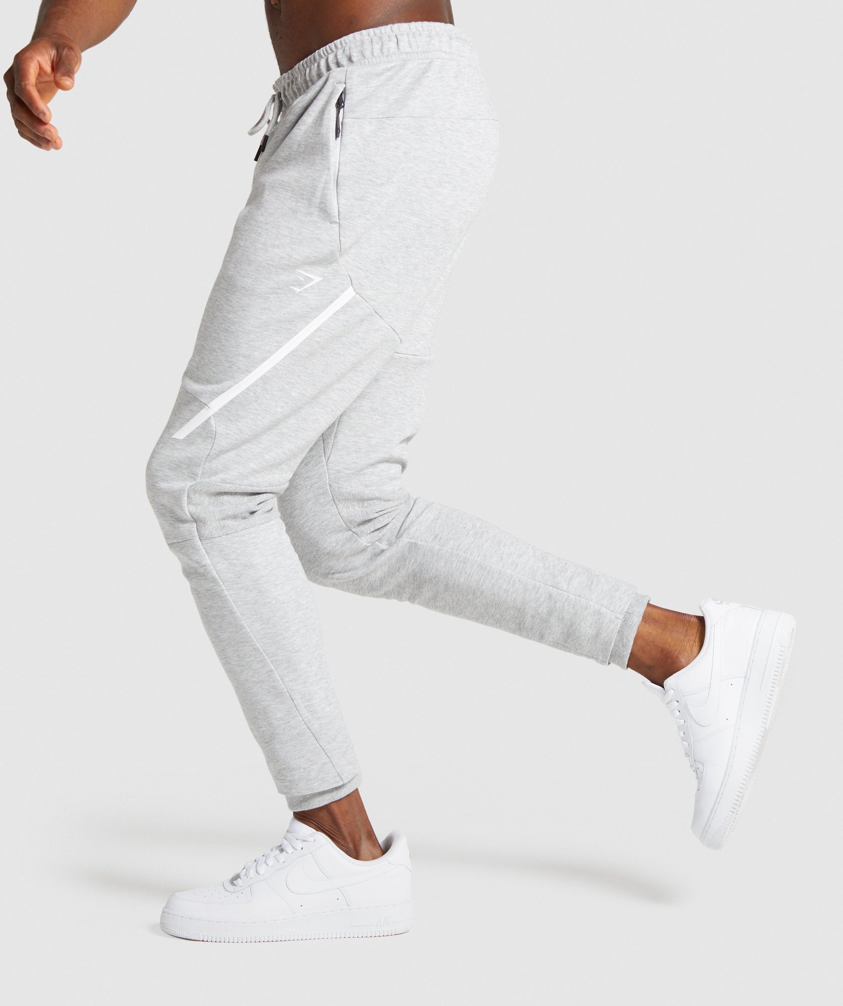 Retake Joggers in Light Grey Marl