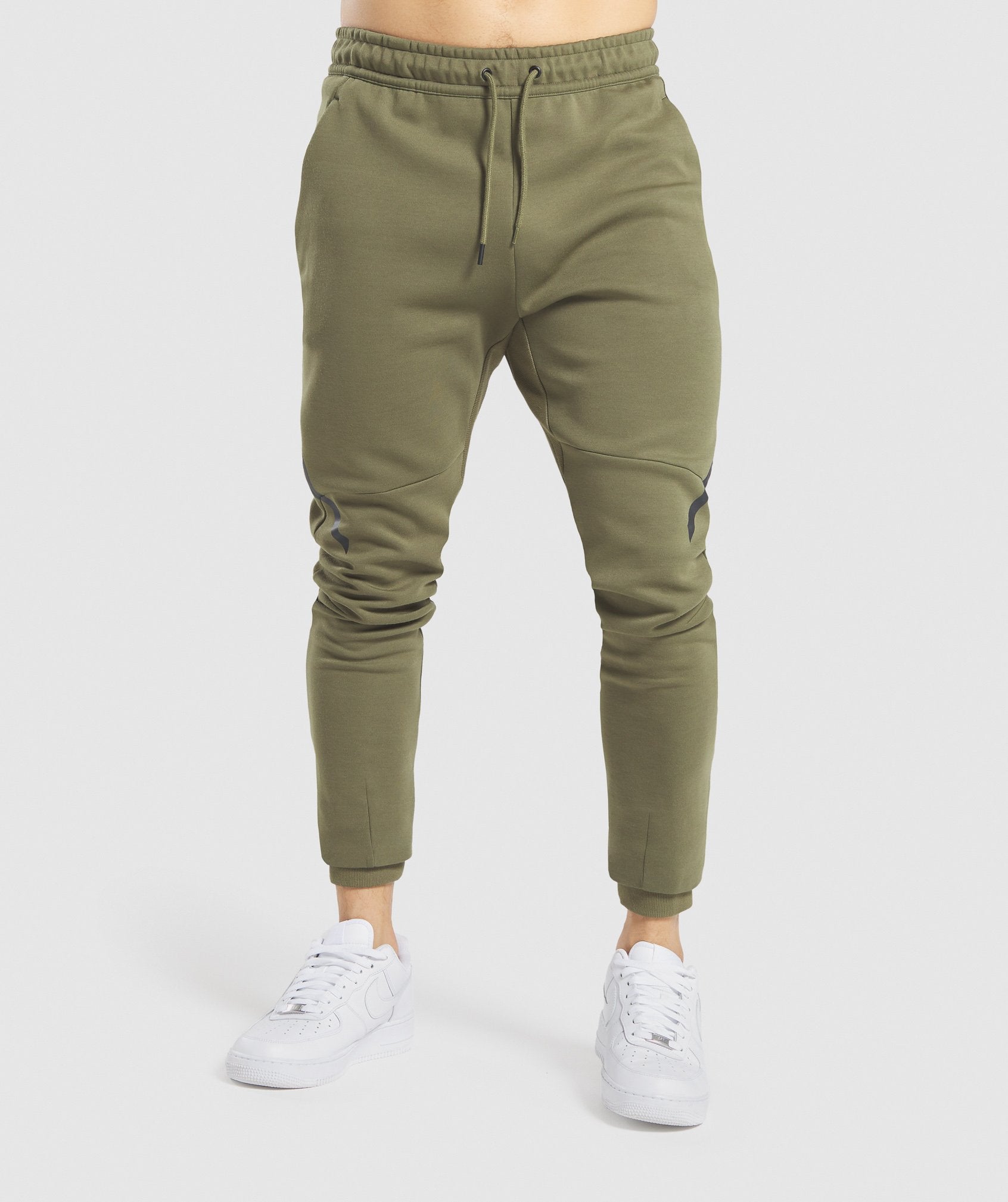 Retake Joggers in Dark Green - view 1