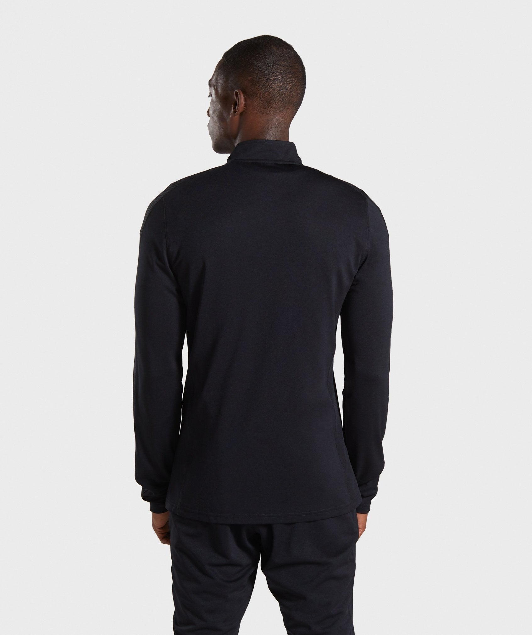React Training Track Top in Black - view 2