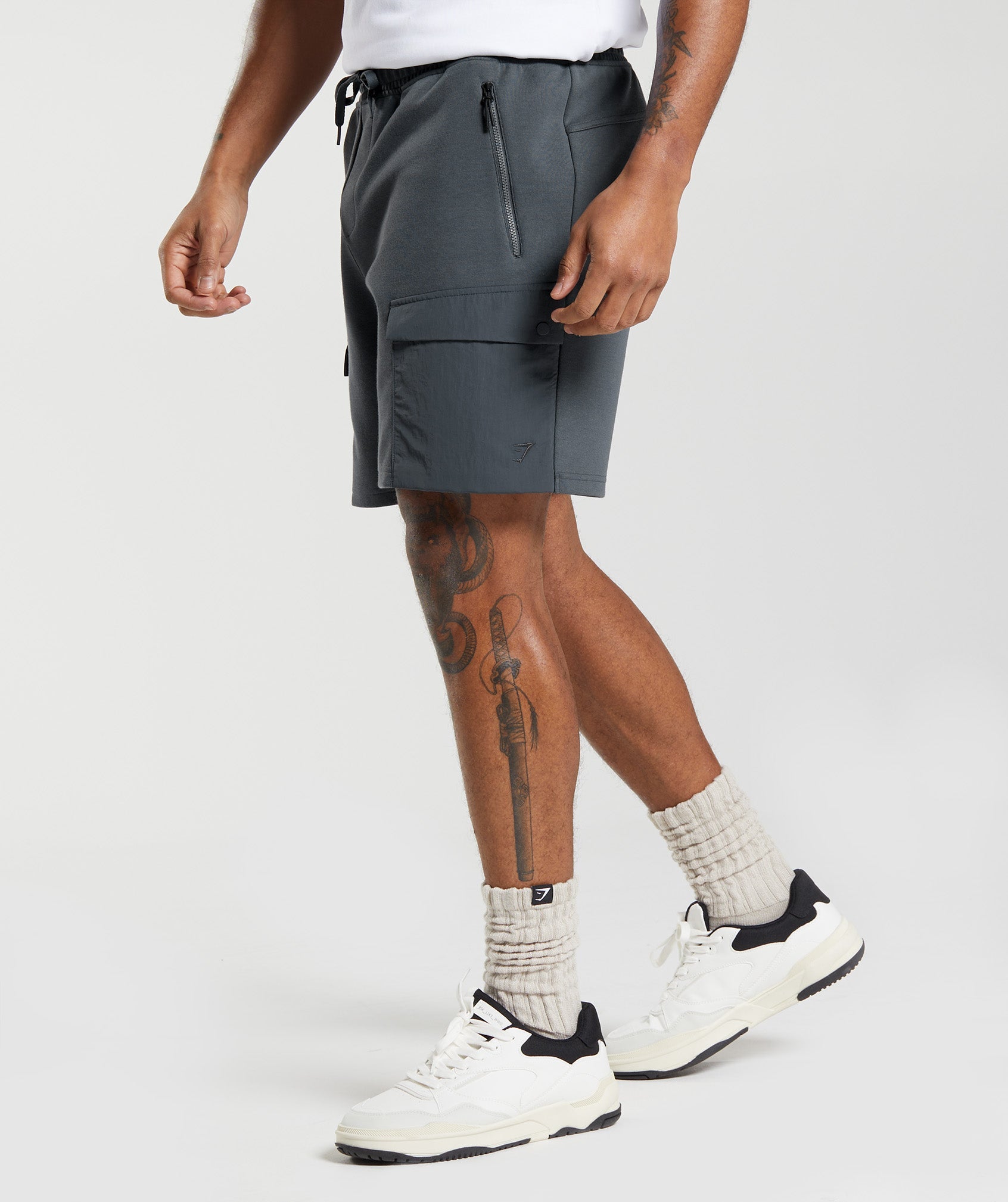 Rest Day Commute Shorts in Cosmic Grey - view 3