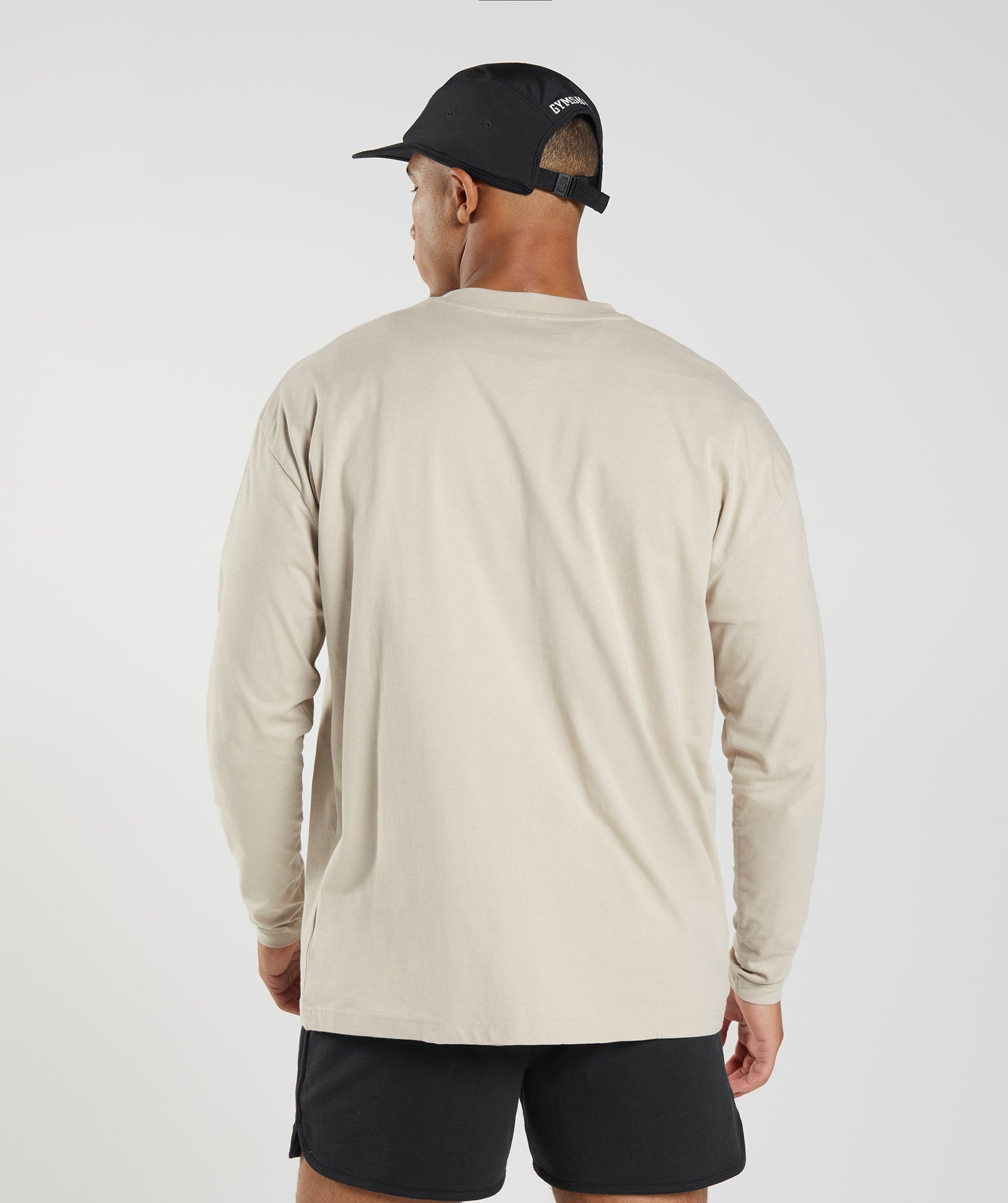 Rest Day Sweats Long Sleeve T-Shirt in Pebble Grey - view 3