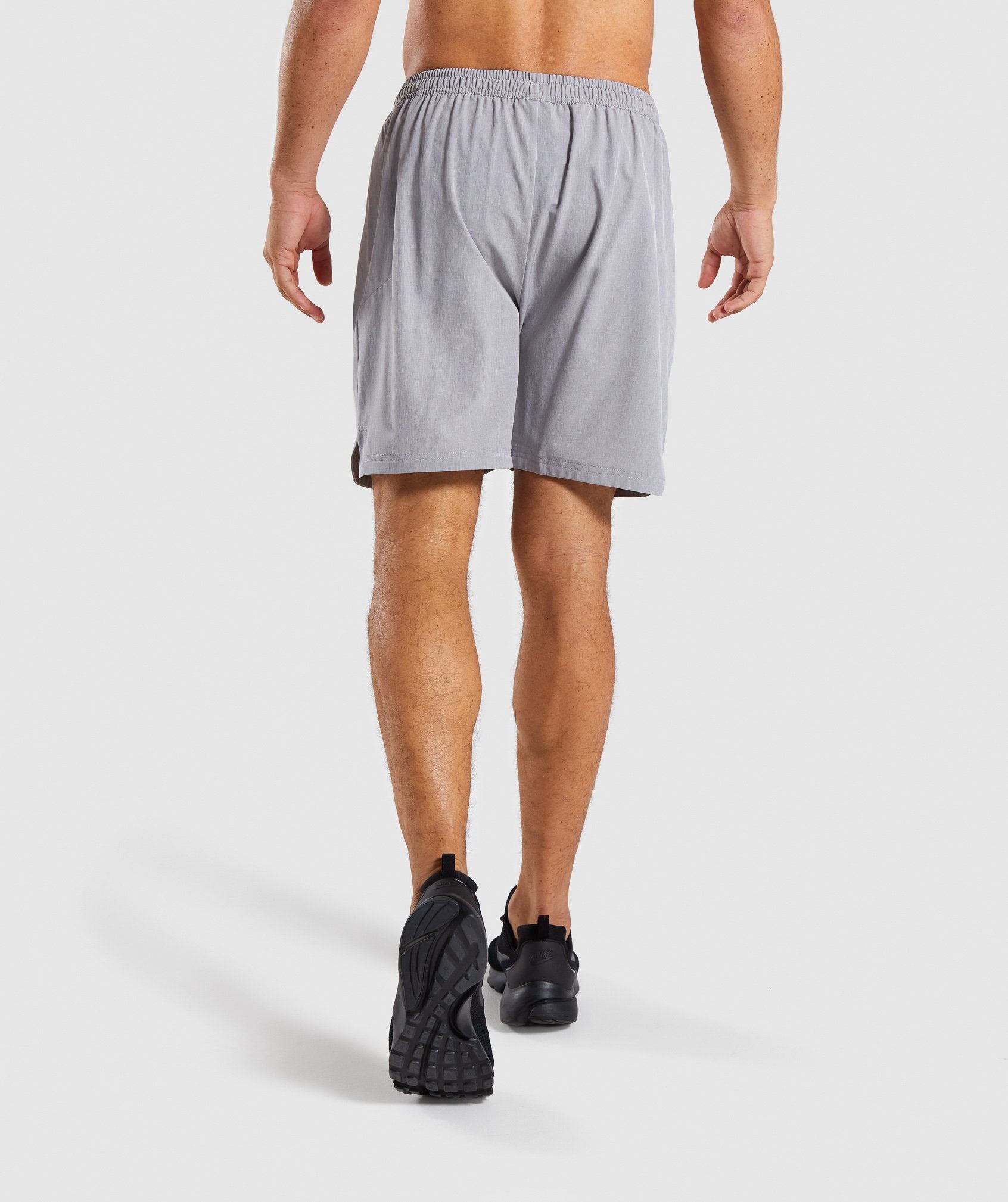 Running Shorts in Light Grey - view 2