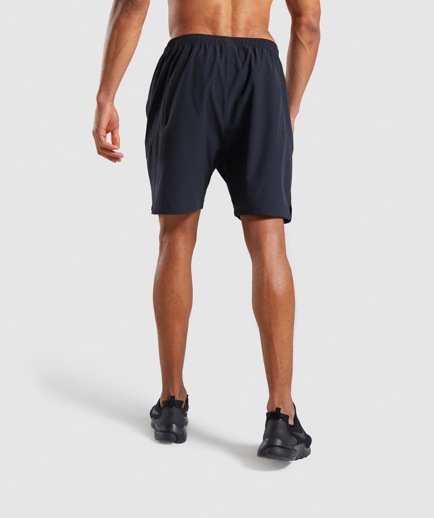 Running Shorts in Black - view 2