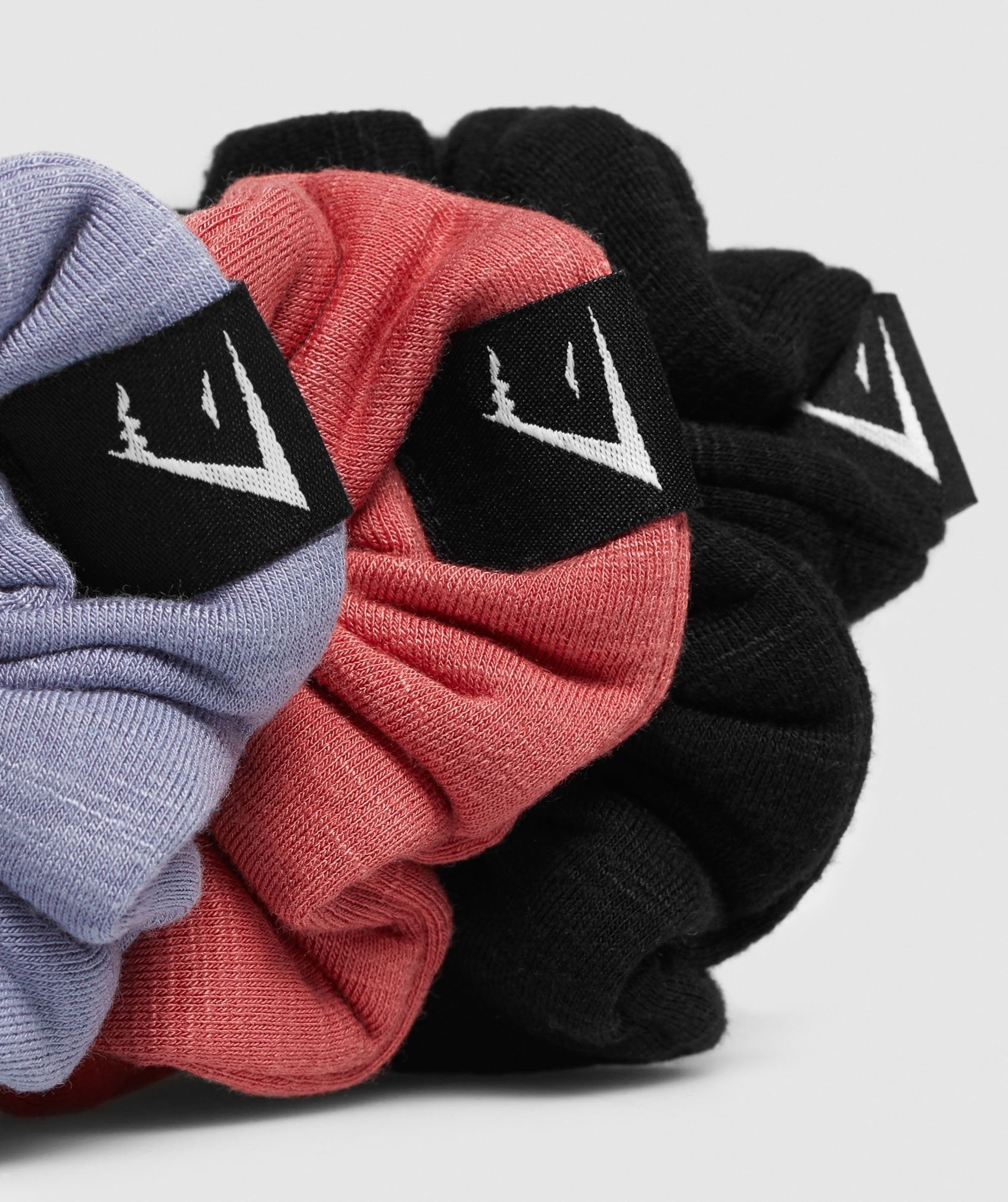 Scrunchies (3PK) in Black/Red/Blue - view 3
