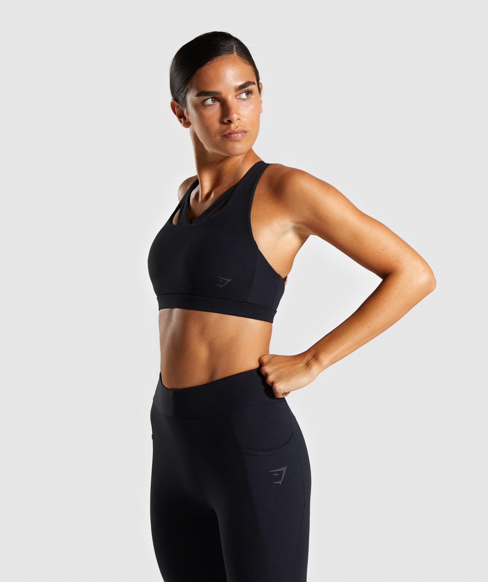 Sculpt Sports Bra in Black - view 3