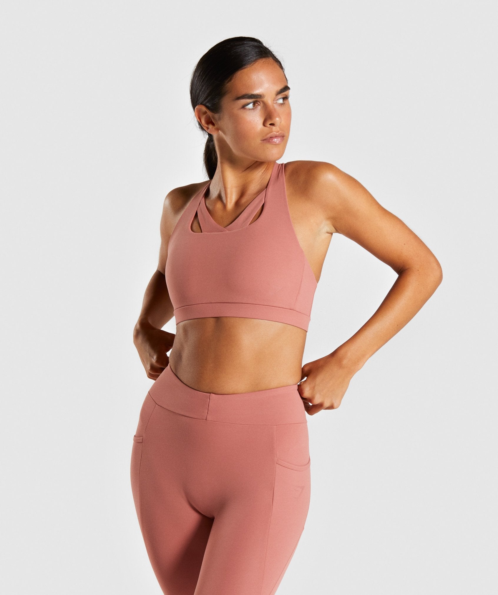 Sculpt Sports Bra in Blush - view 1