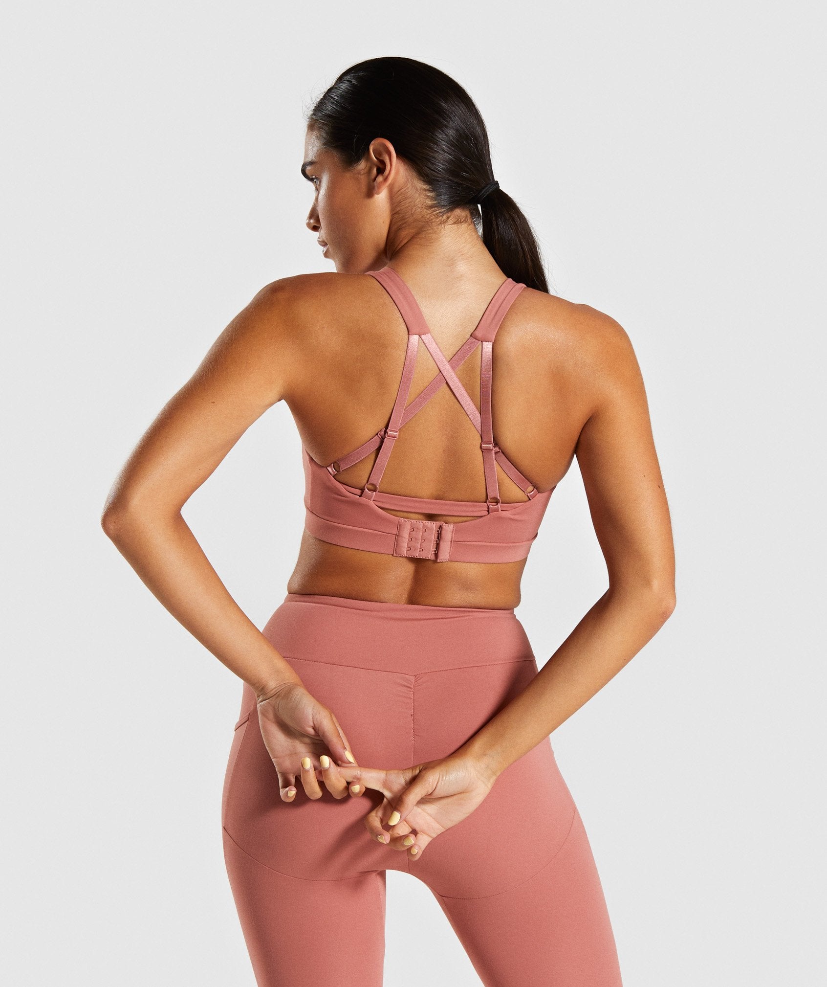 Sculpt Sports Bra in Blush - view 2