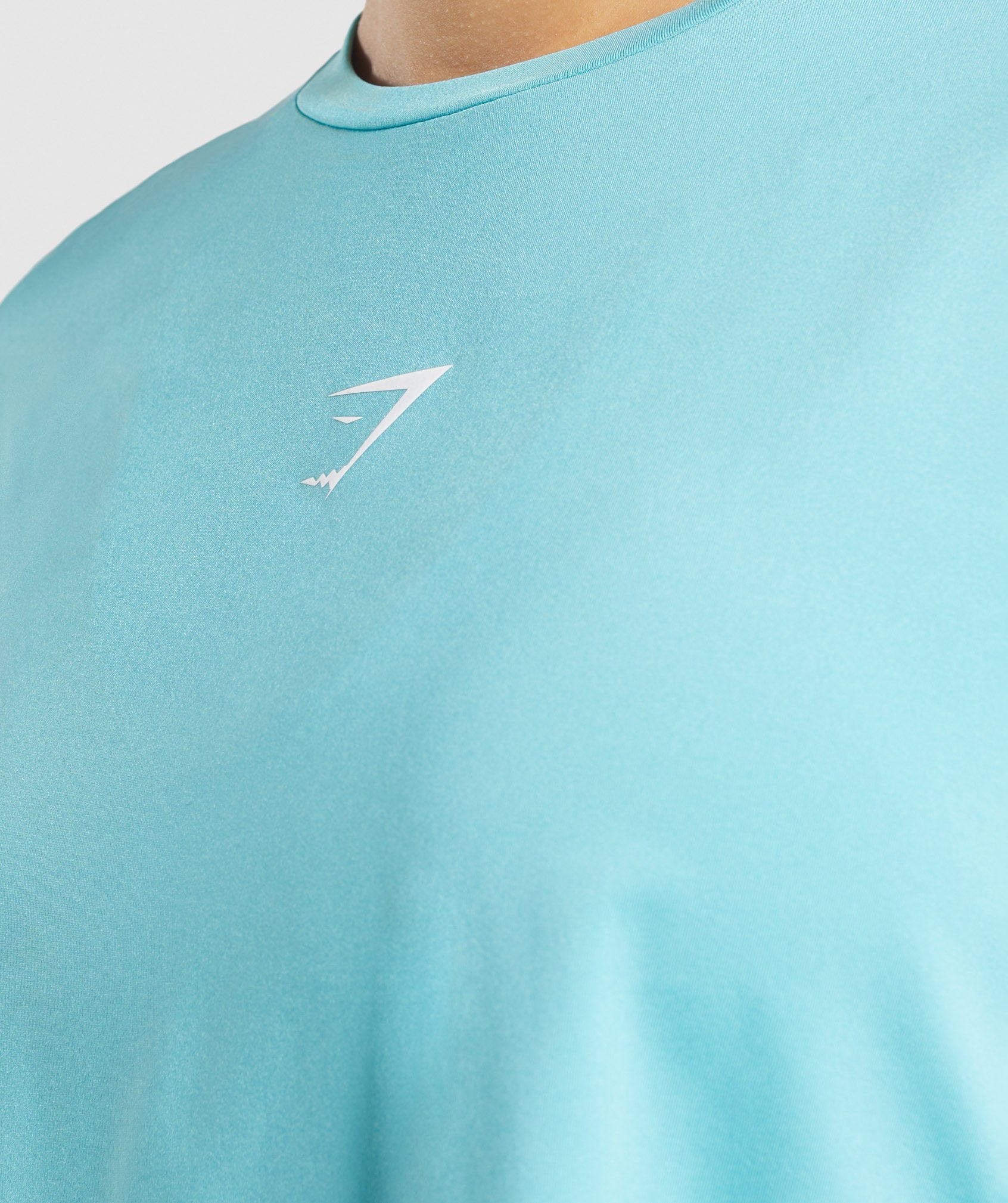 Sol Lift Crop Tee in Light Blue - view 6