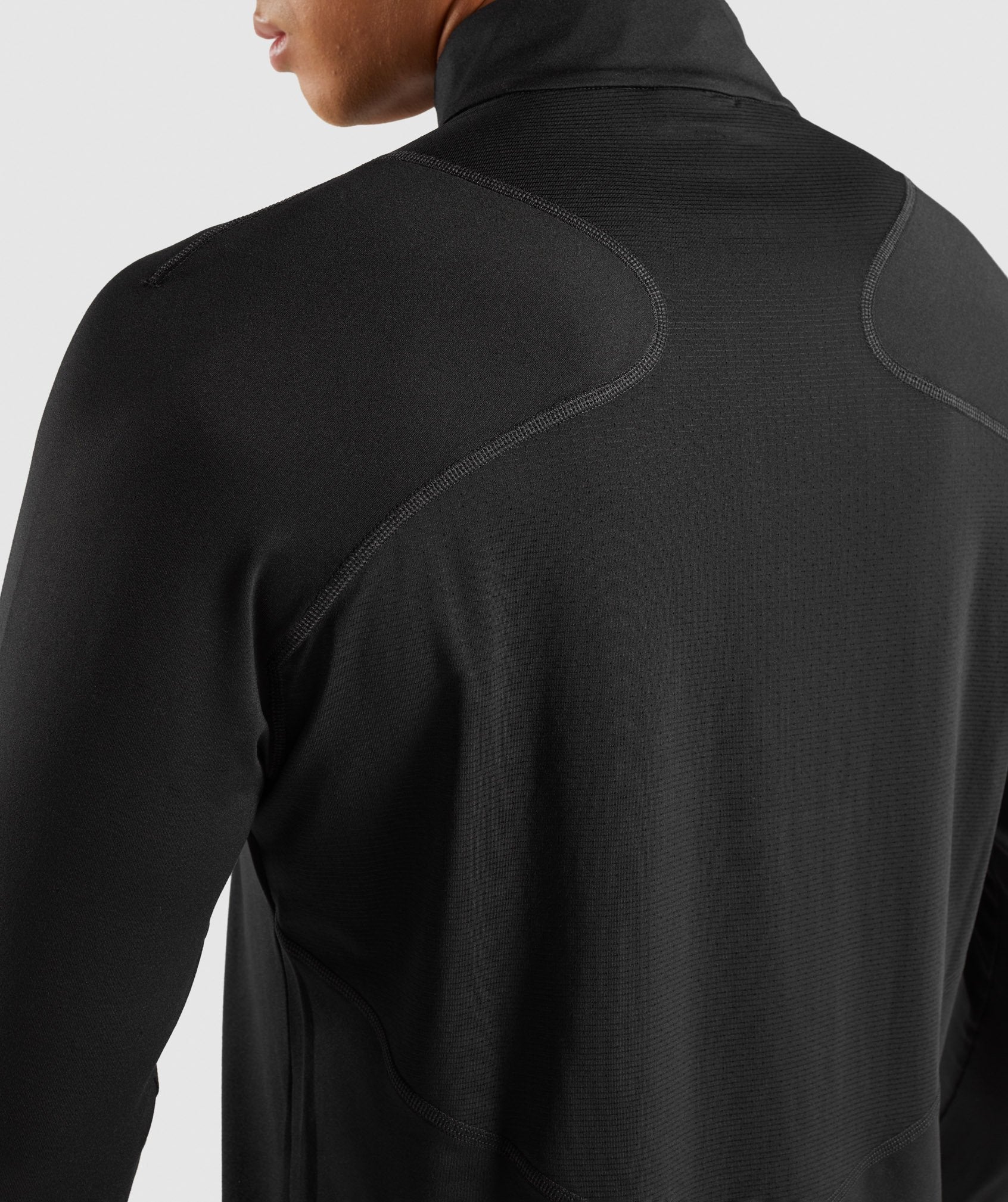 Speed 1/4 Zip Pullover in Black - view 7