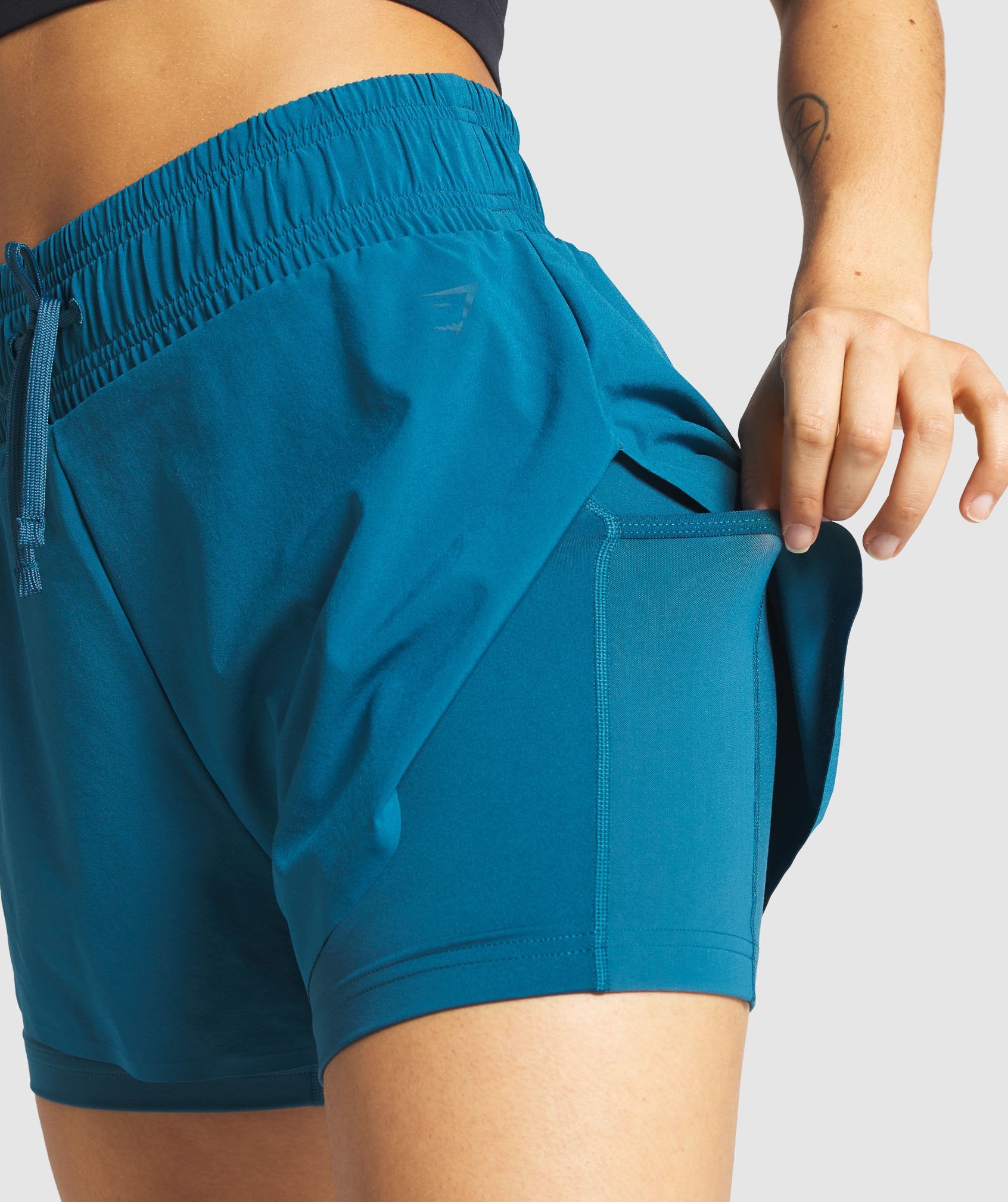 Speed Shorts in Teal
