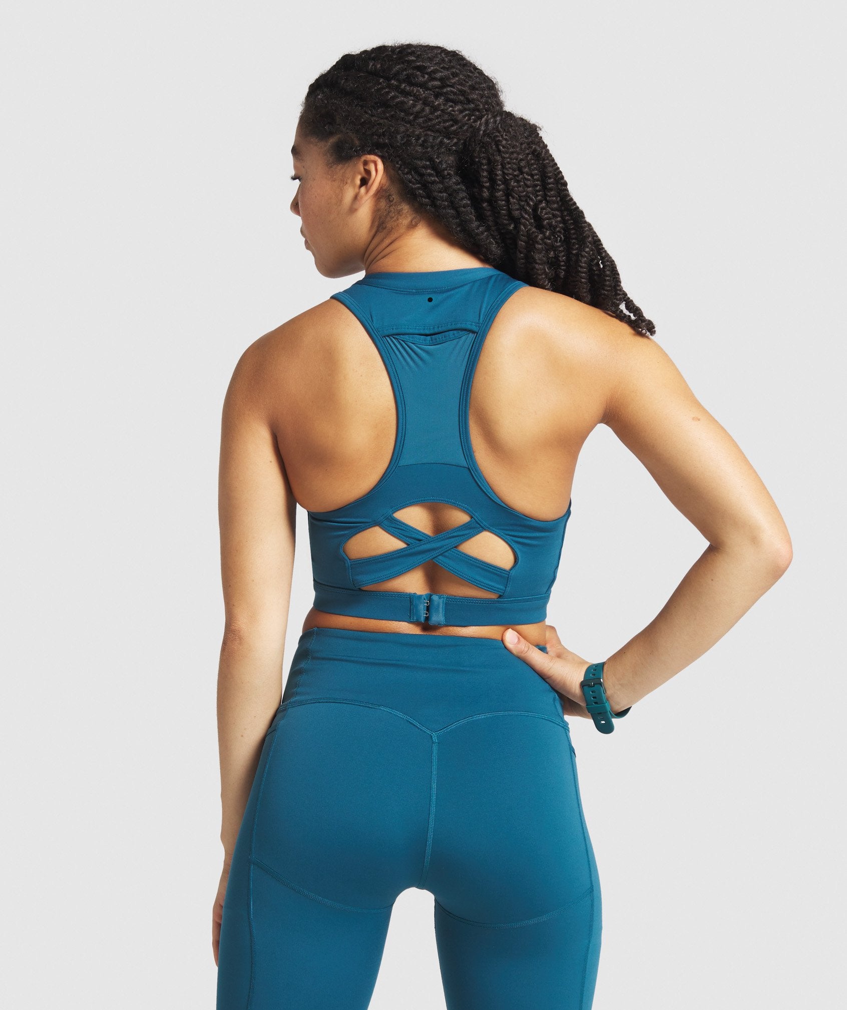Speed Sports Bra in Teal - view 3