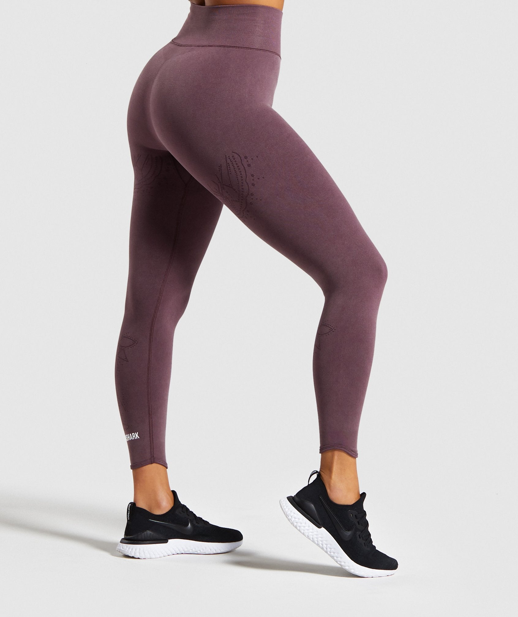 Studio Leggings in Berry Red - view 3