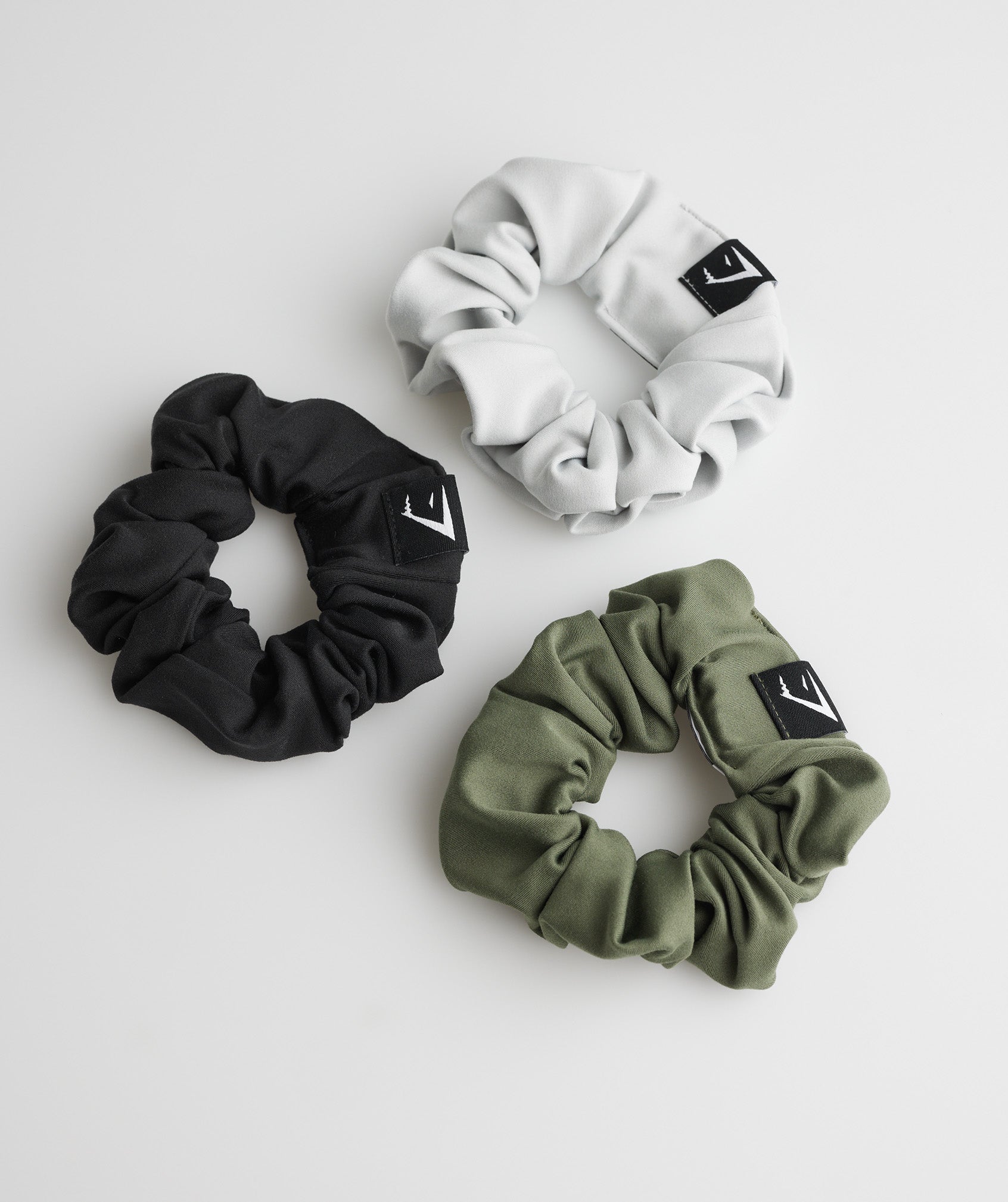 Scrunchies 3Pk in Black/Core Olive/Light Grey - view 1