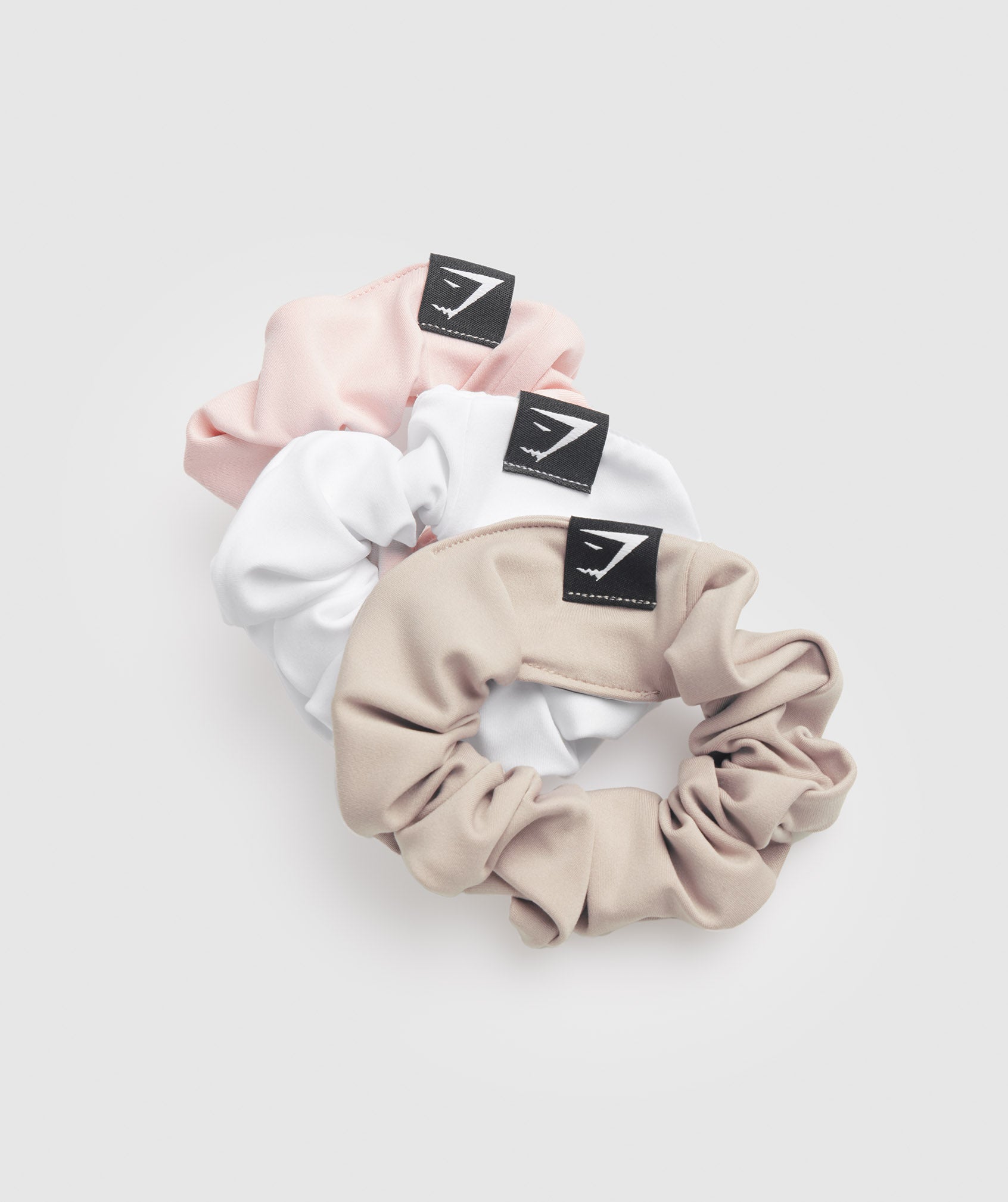 Scrunchies 3pk in White/Blush Pink/Misty Pink - view 1