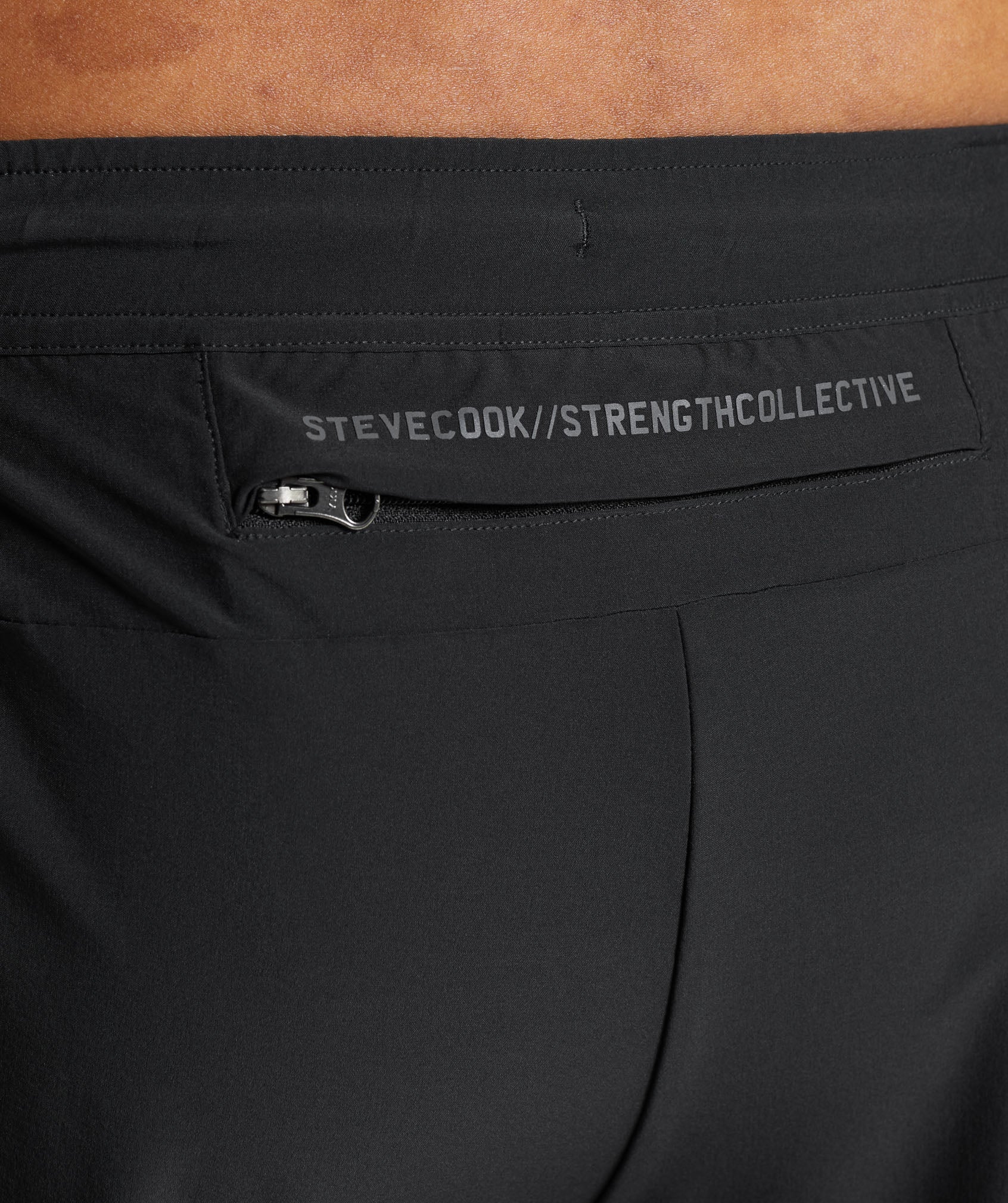 Gymshark//Steve Cook Ranger Shorts in Black - view 7