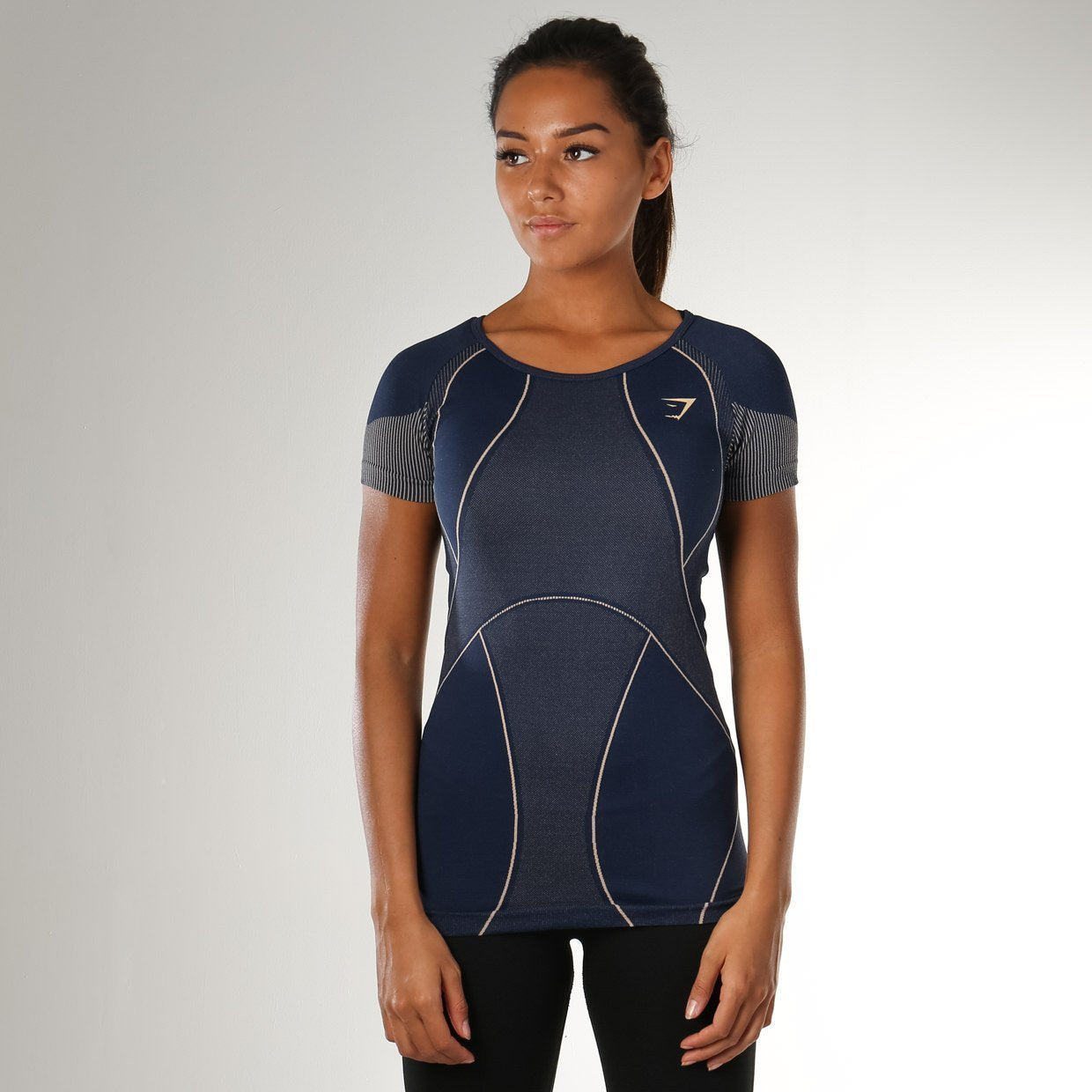 Seamless Airflow T-Shirt in Midnight Navy - view 1