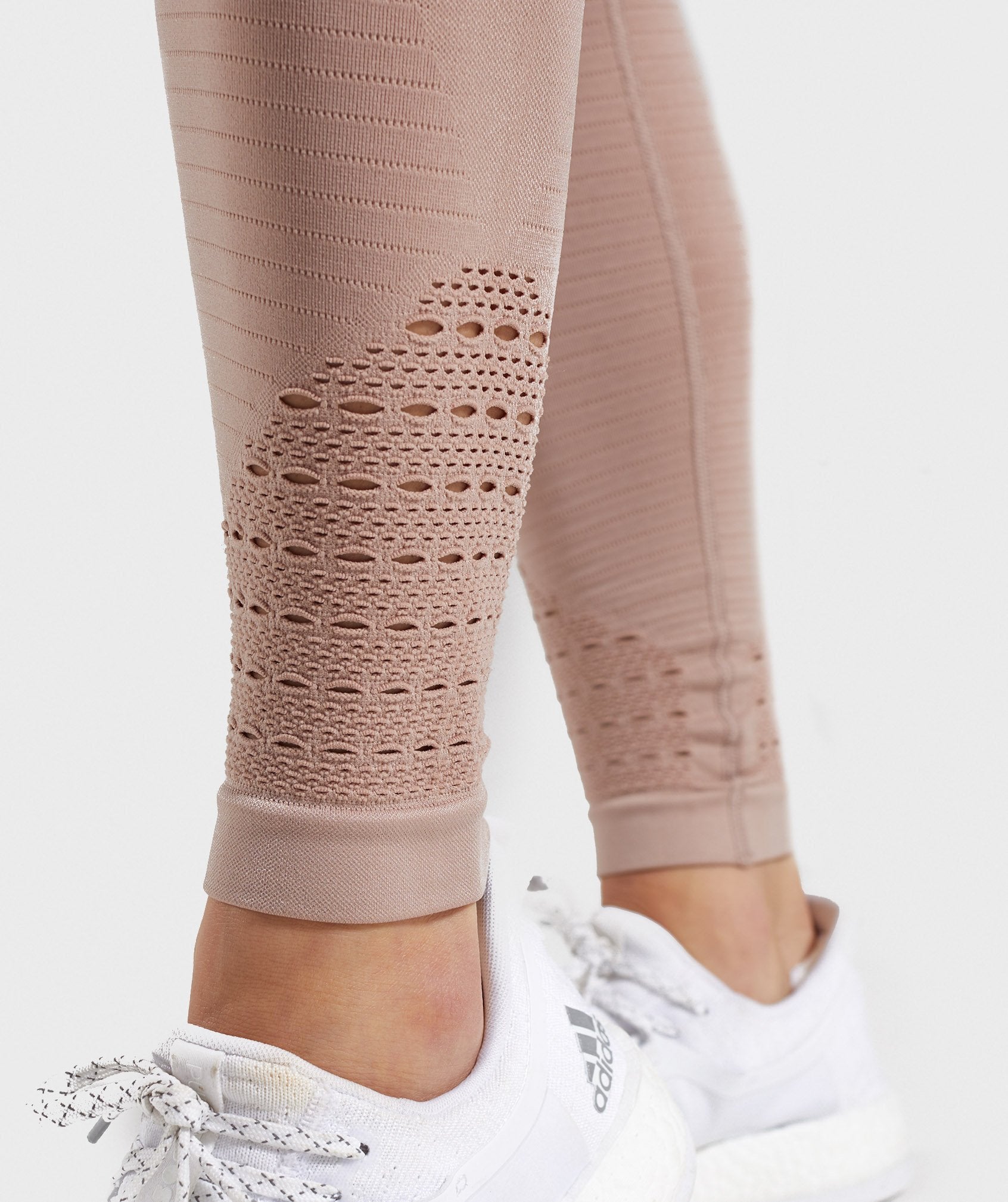 Energy Seamless High Waisted Leggings in Taupe - view 5