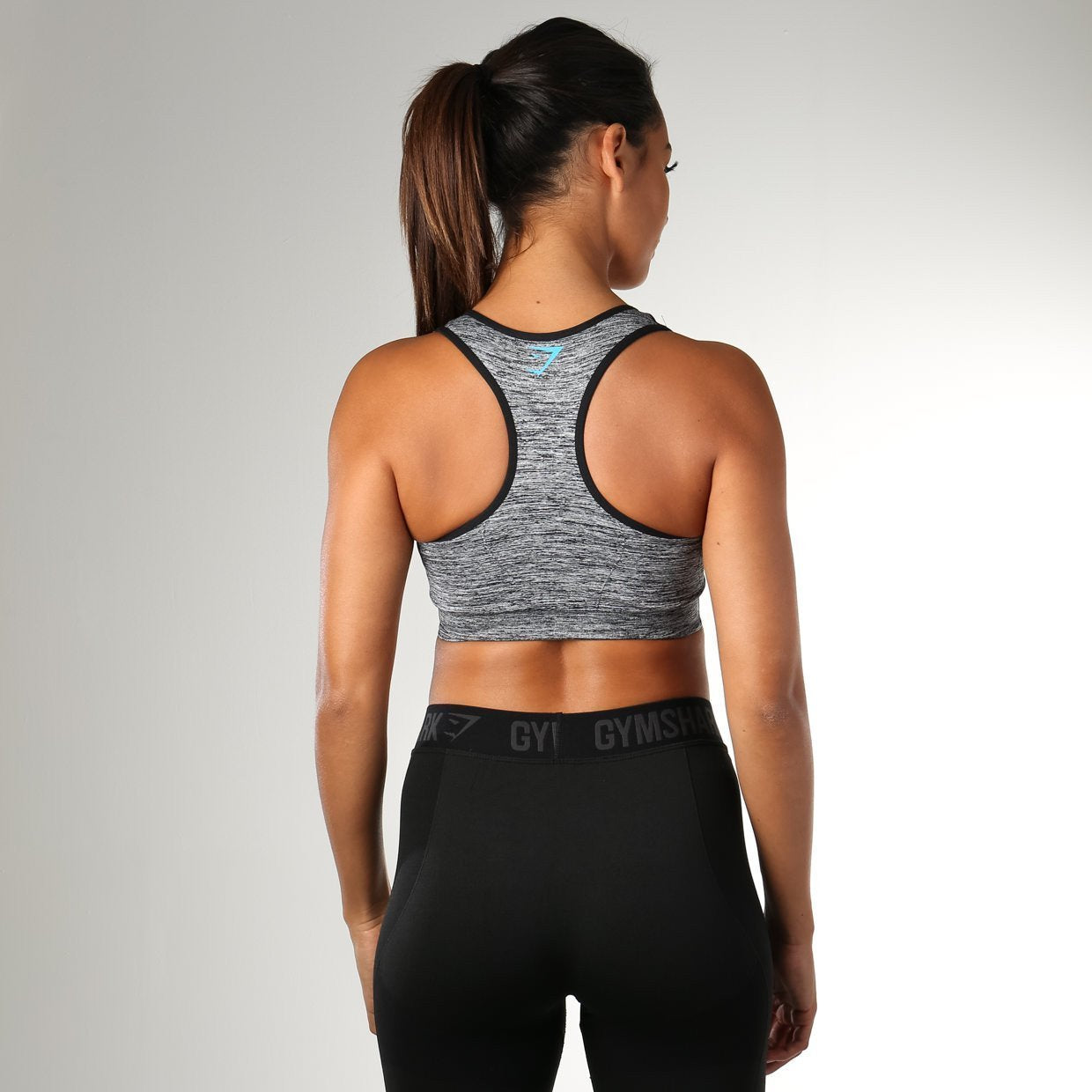 Seamless Sports Bra in Charcoal - view 4