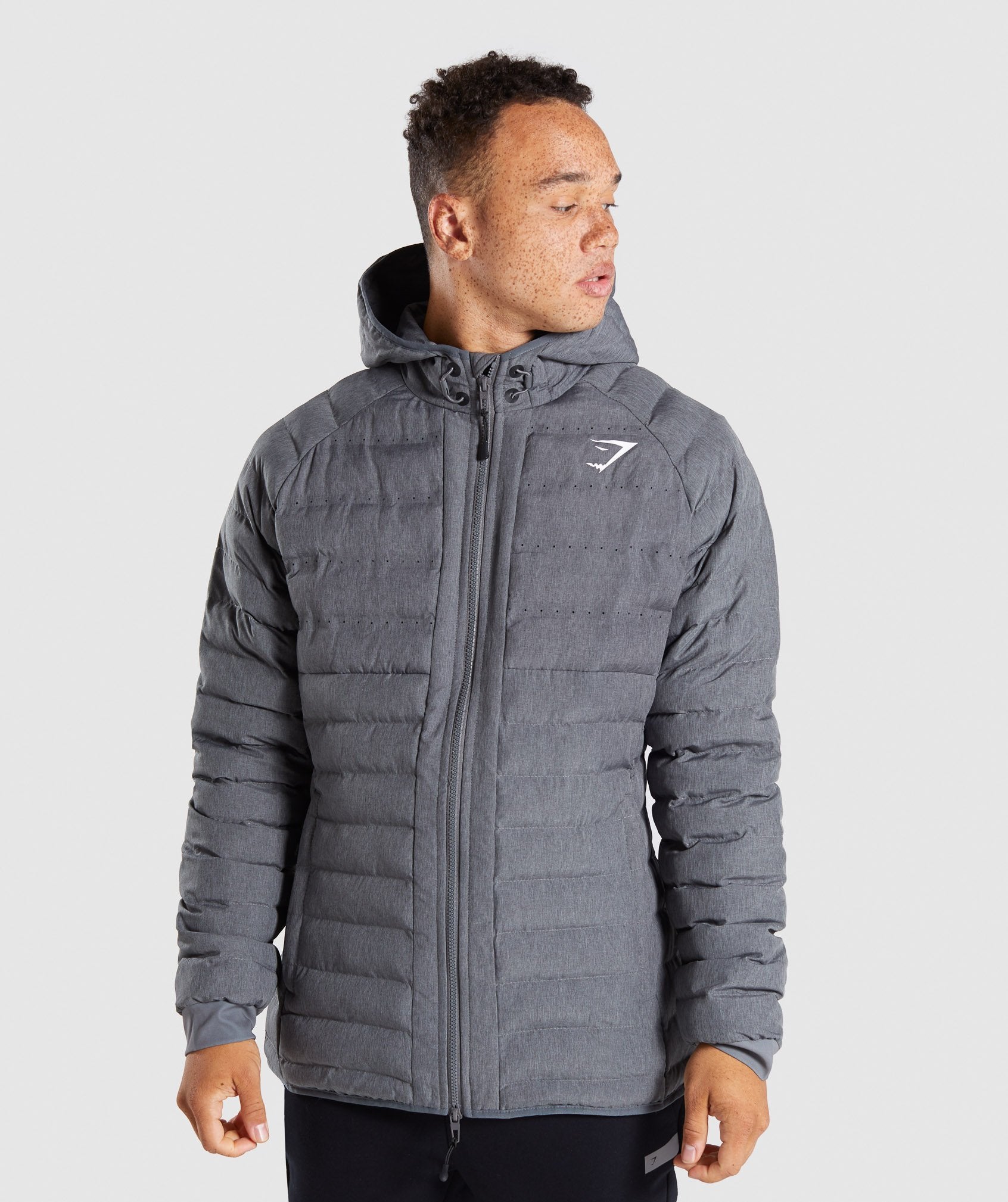 Sector Jacket V2 in Charcoal Marl - view 1