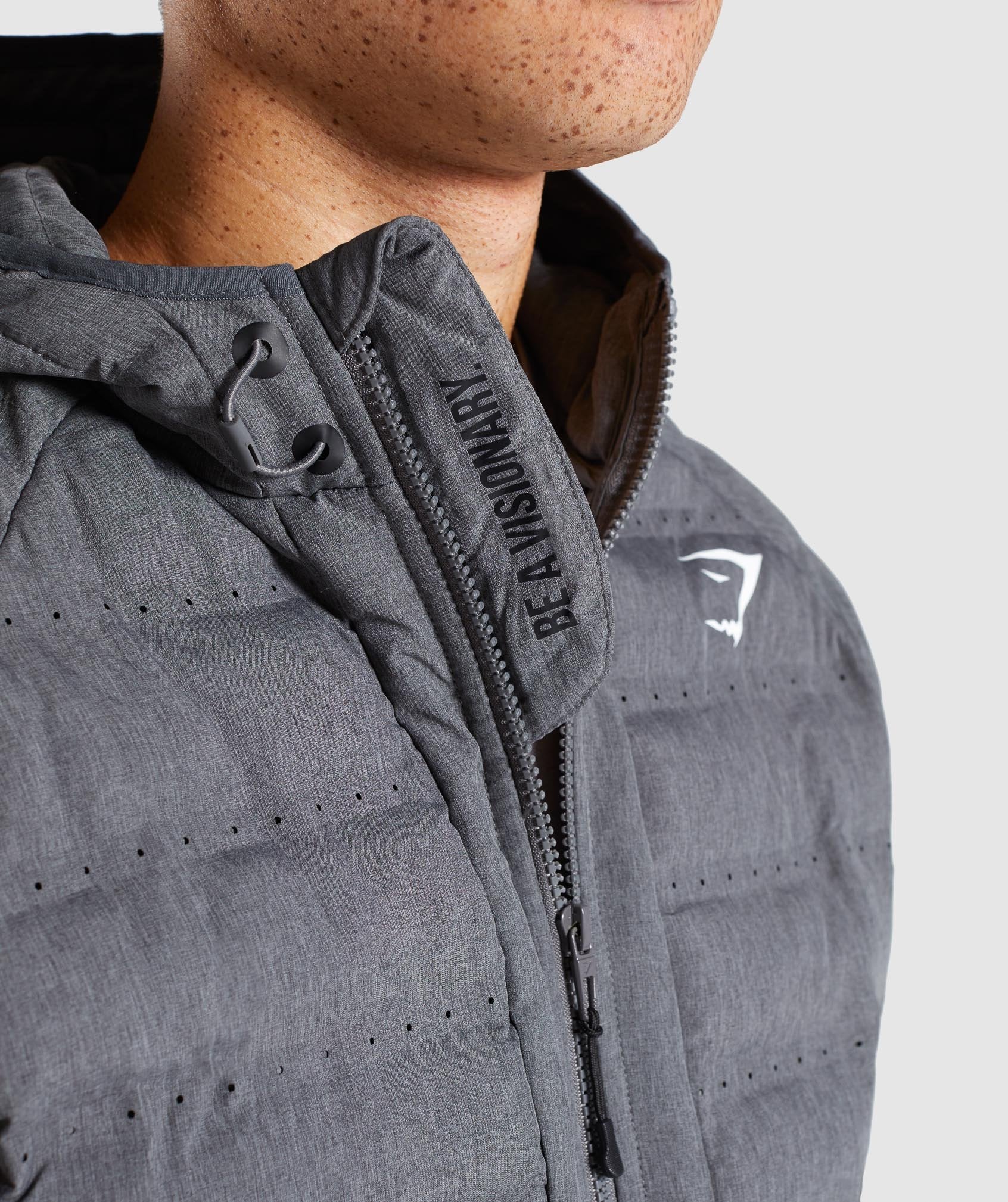 Sector Jacket V2 in Charcoal Marl - view 5