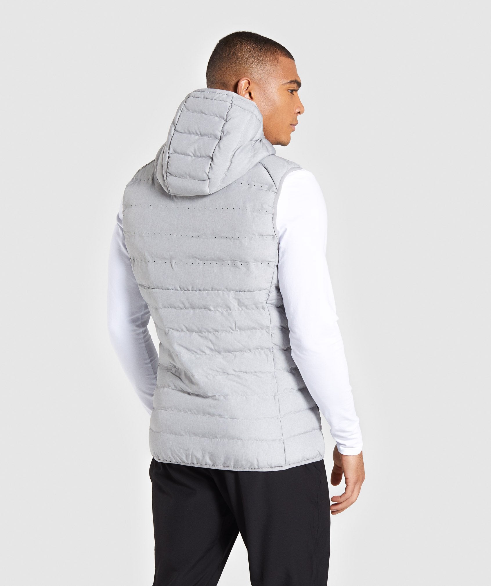Sector Gilet V2 in Light Grey - view 2