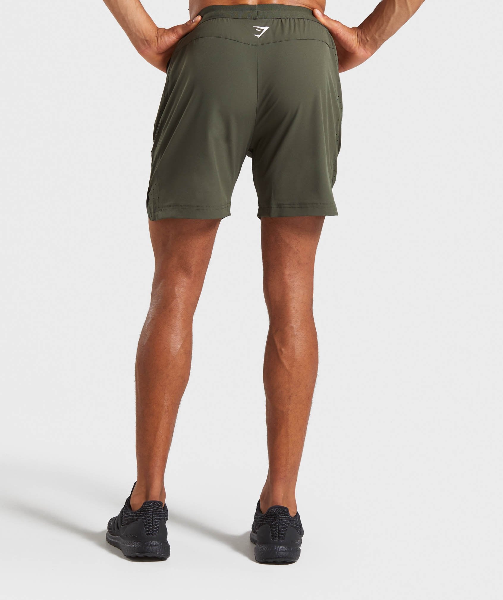 Shadow Shorts in Dark Green - view 2