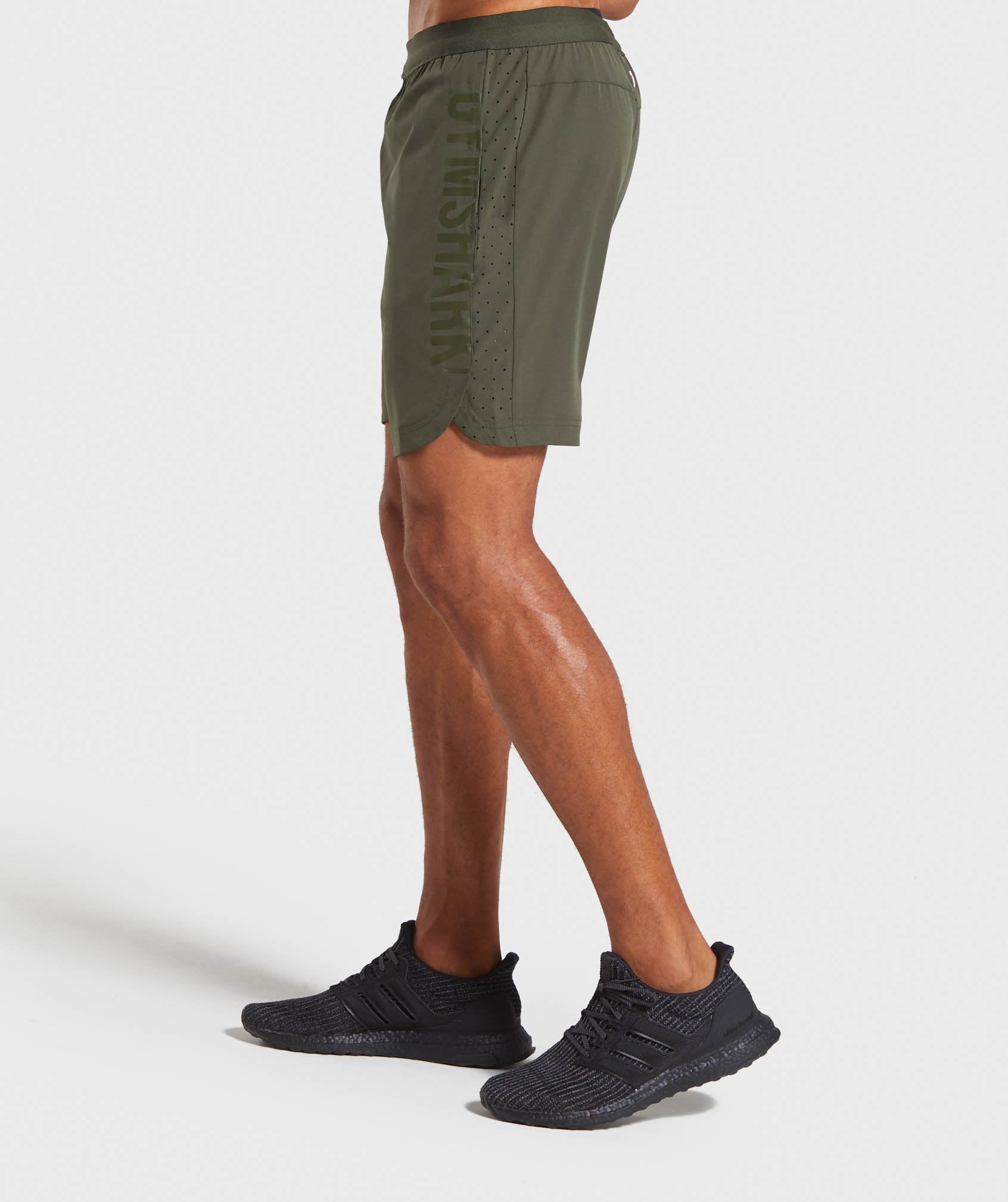 Shadow Shorts in Dark Green - view 3