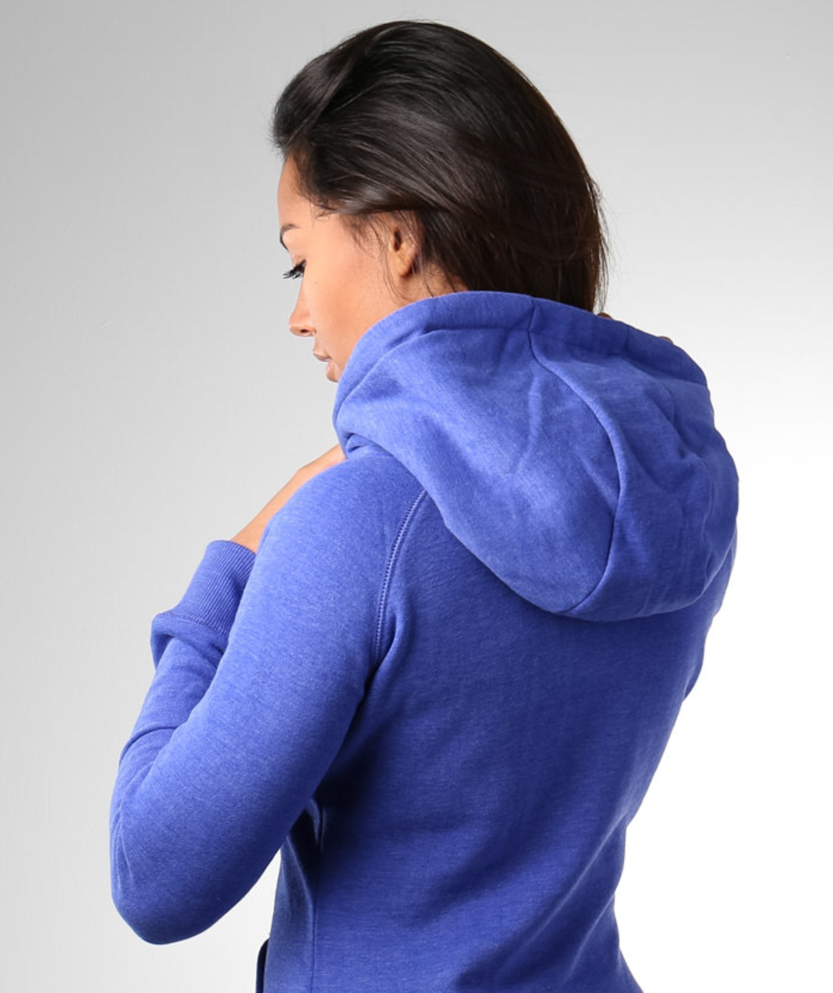 Signal Hooded Pullover in Bright Blue/White - view 5