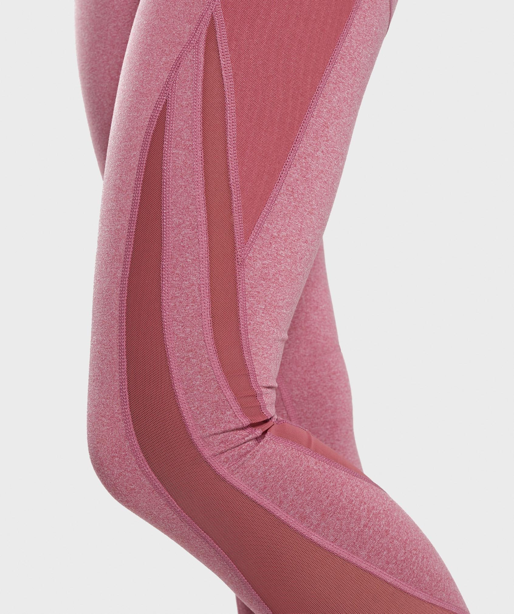 Sleek Sculpture Leggings 2.0 in Dusky Pink Marl - view 5