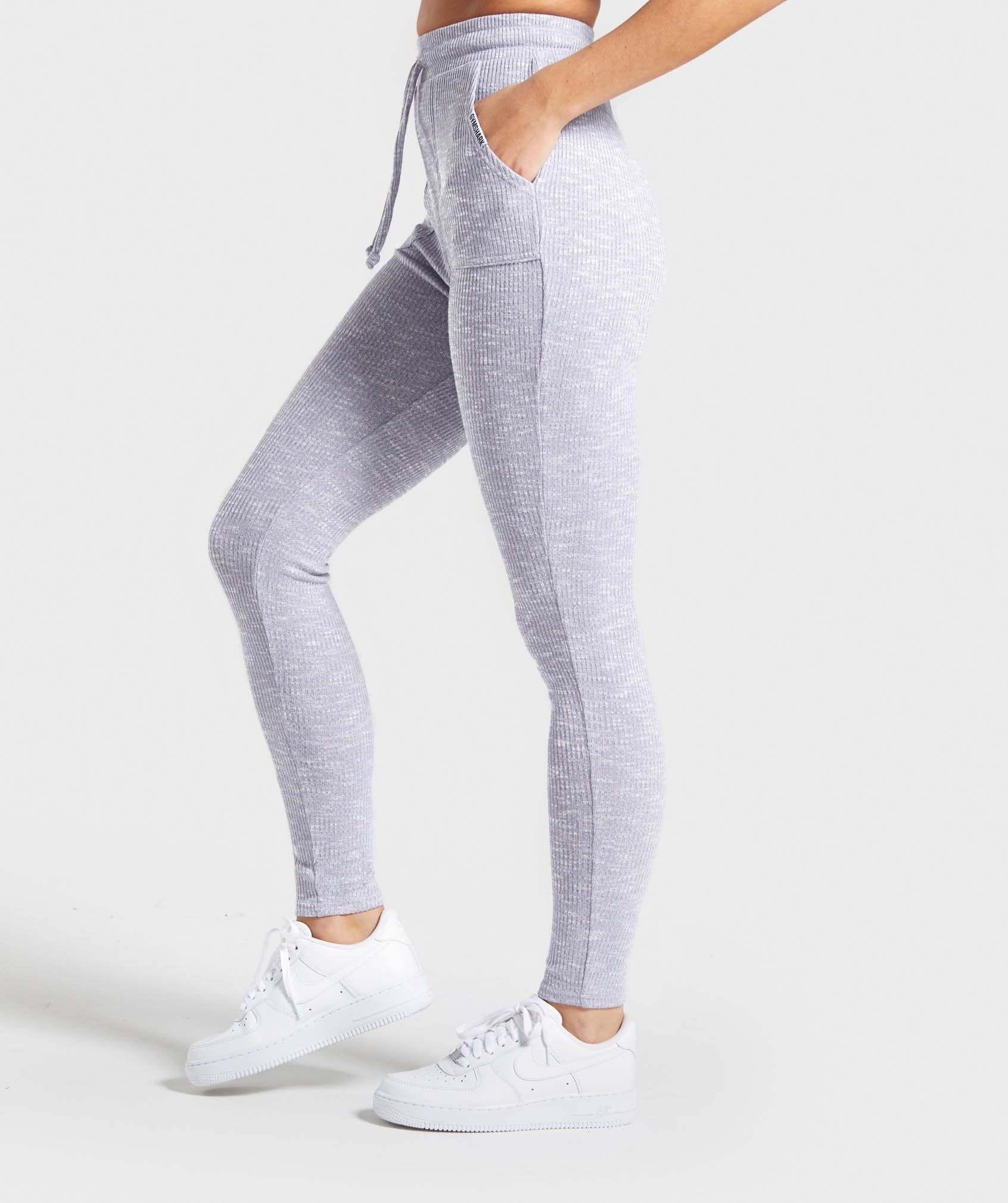 Slounge Leggings in Lilac Marl - view 2