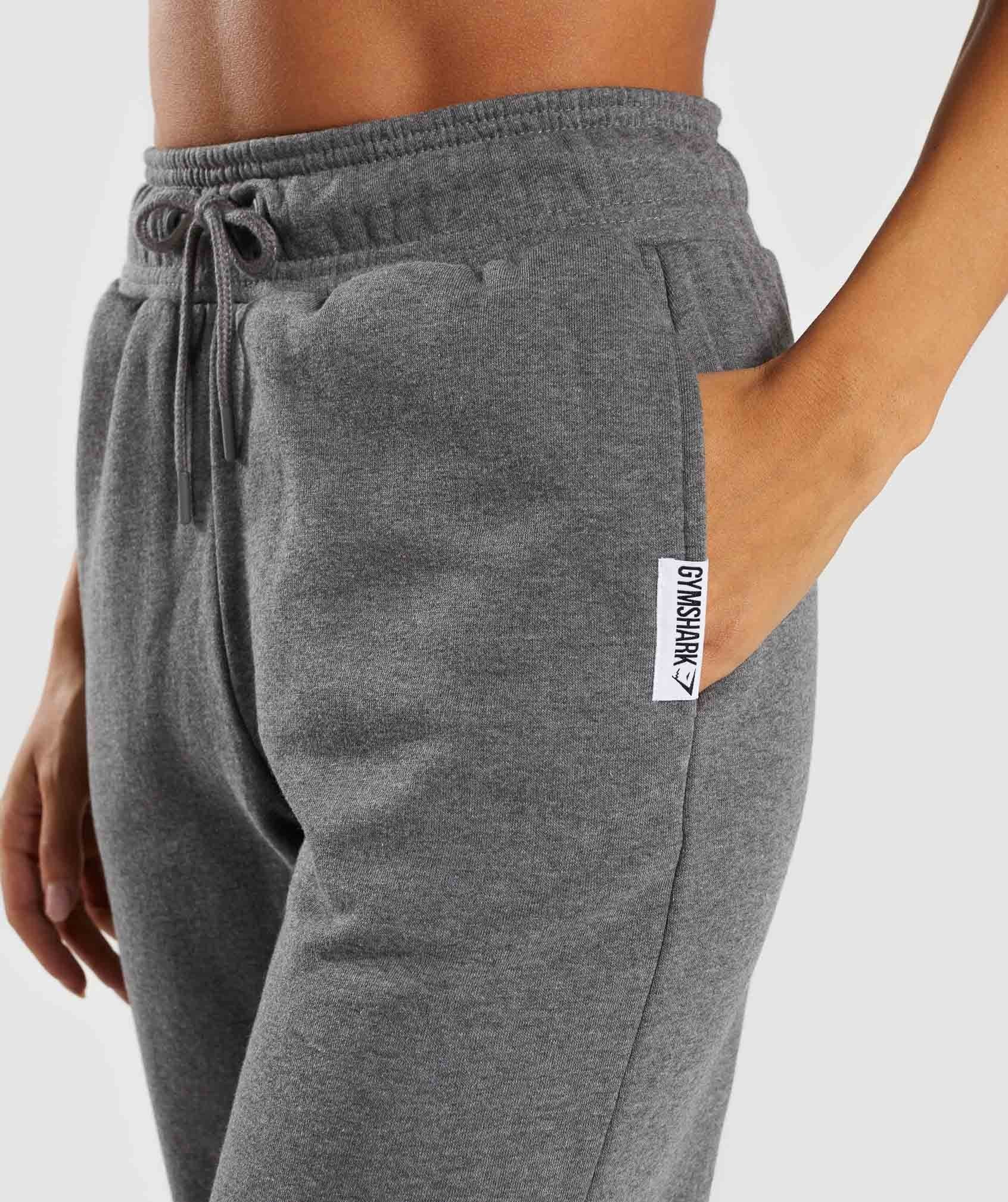 Slounge Straight Leg Jogger in Charcoal Marl - view 5