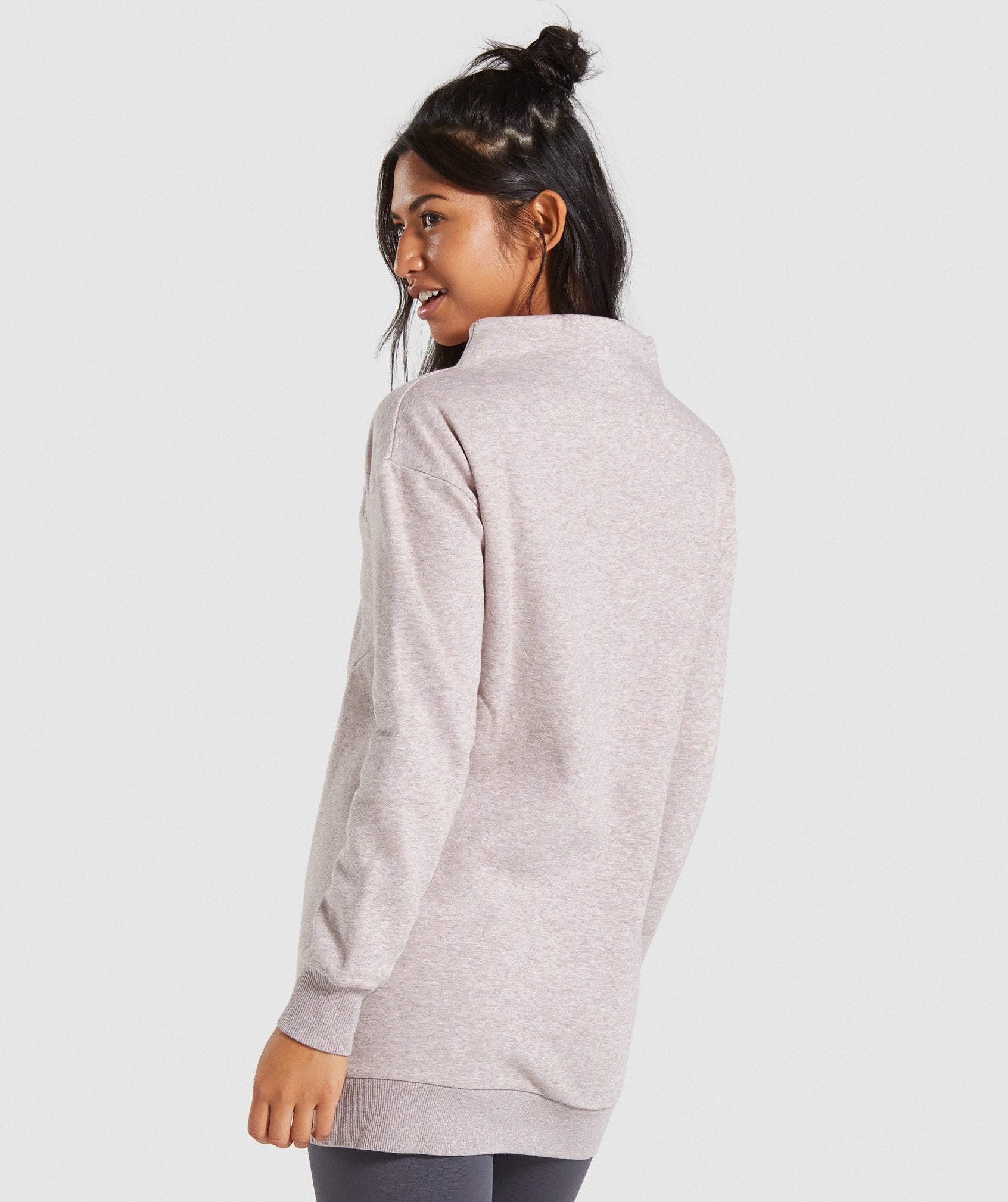So Soft Sweater in Taupe Marl - view 2