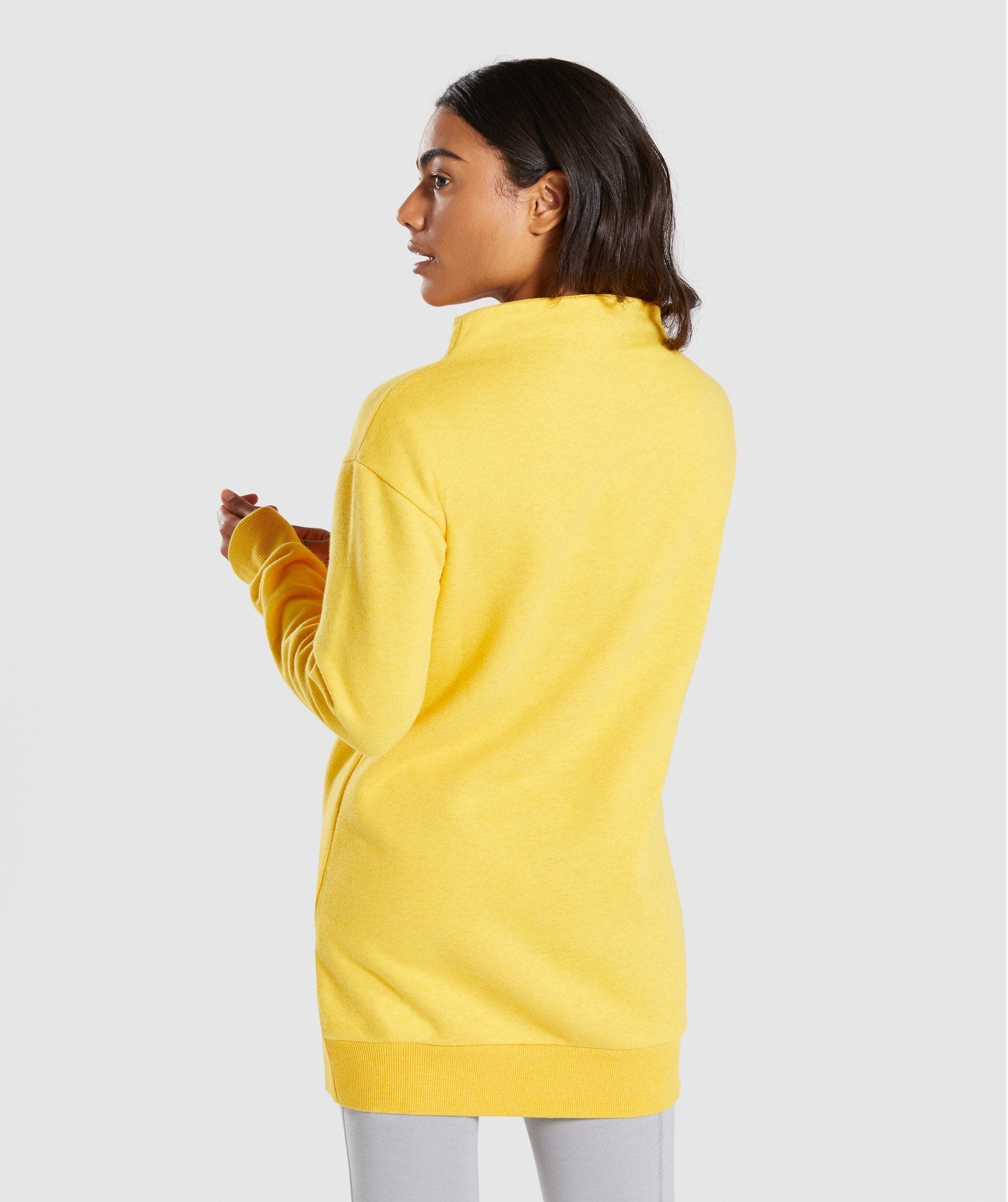 So Soft Sweater in Citrus Yellow Marl - view 2