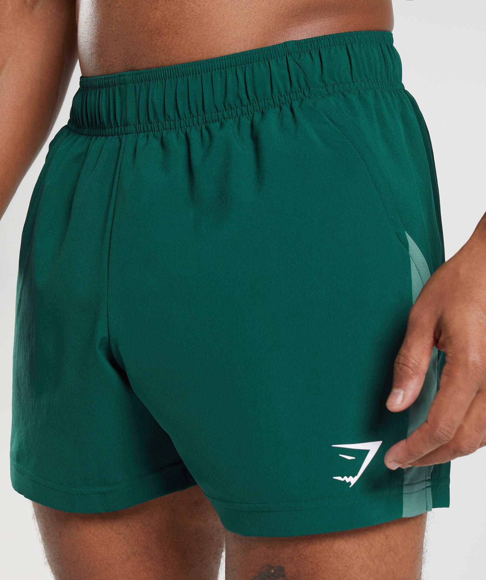 Sport 5" Shorts in Woodland Green/Hoya Green