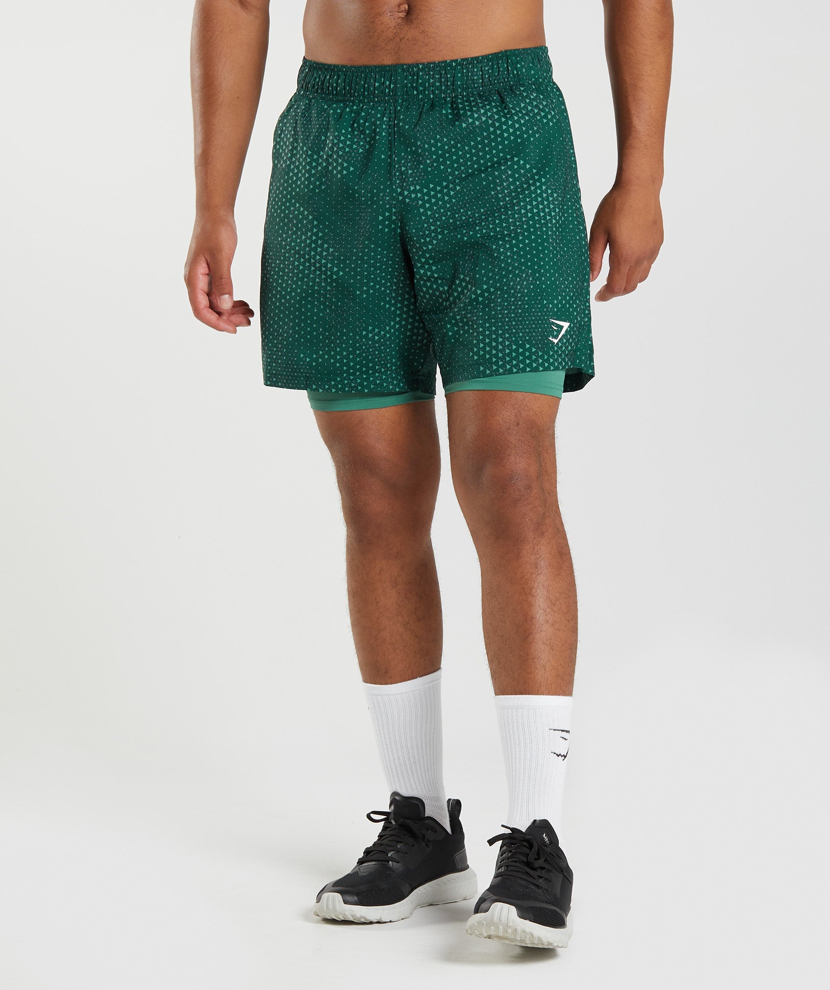 Sport 7" 2 In 1 Shorts in Hoya Green