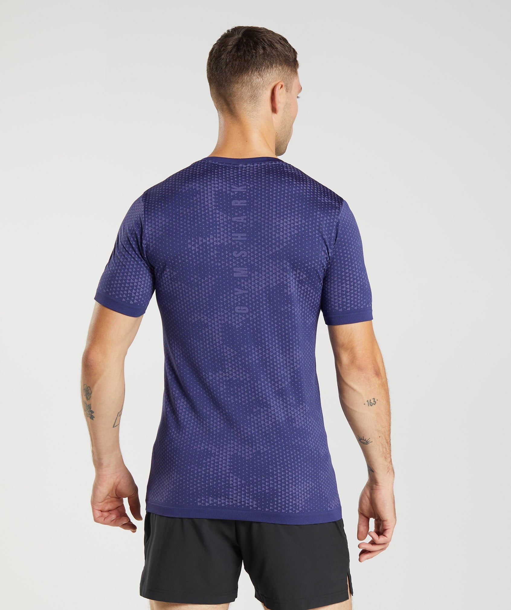 Sport Seamless T-Shirt in Neptune Purple/Velvet Purple