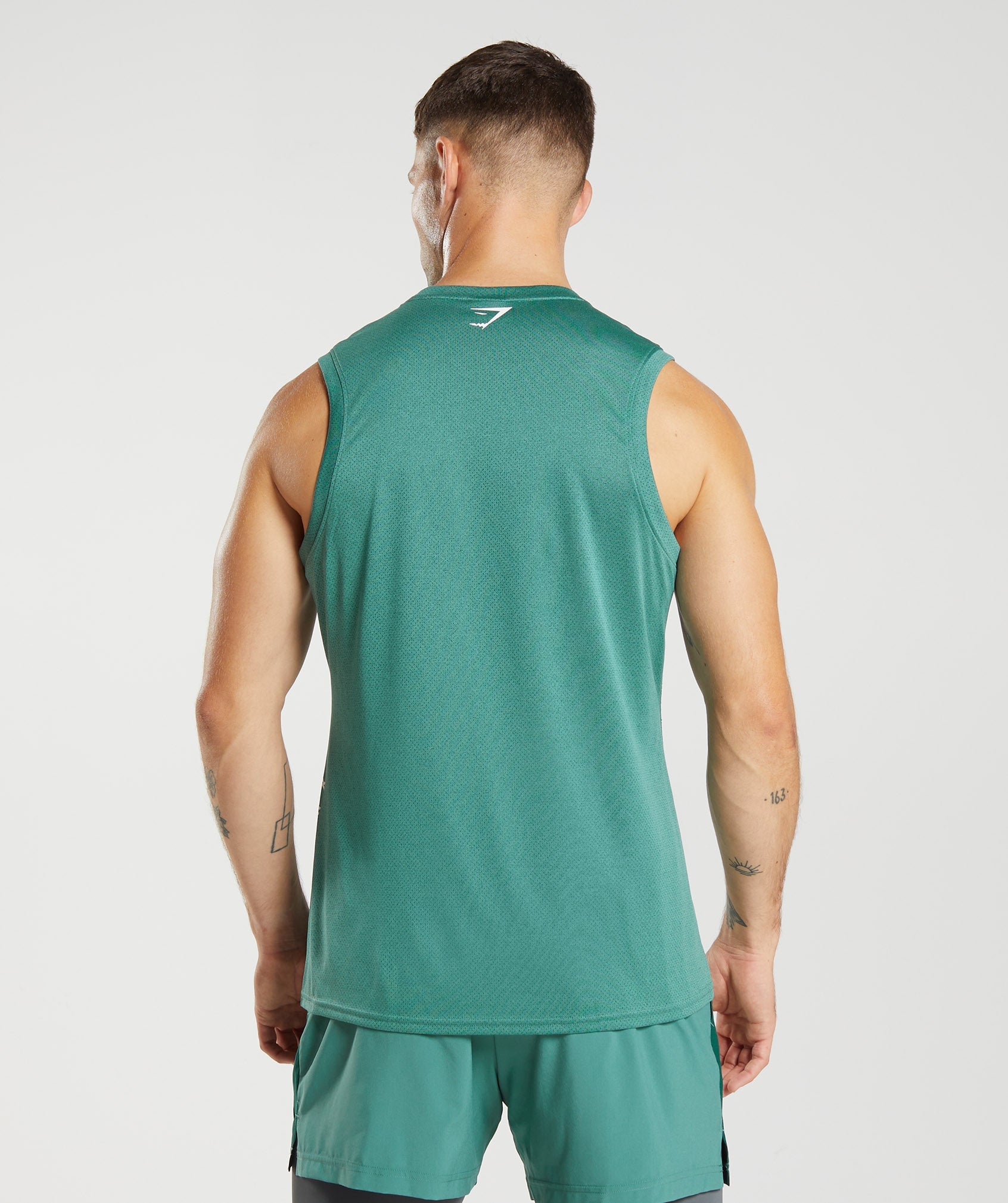 Sport Tank in Hoya Green/Black Marl