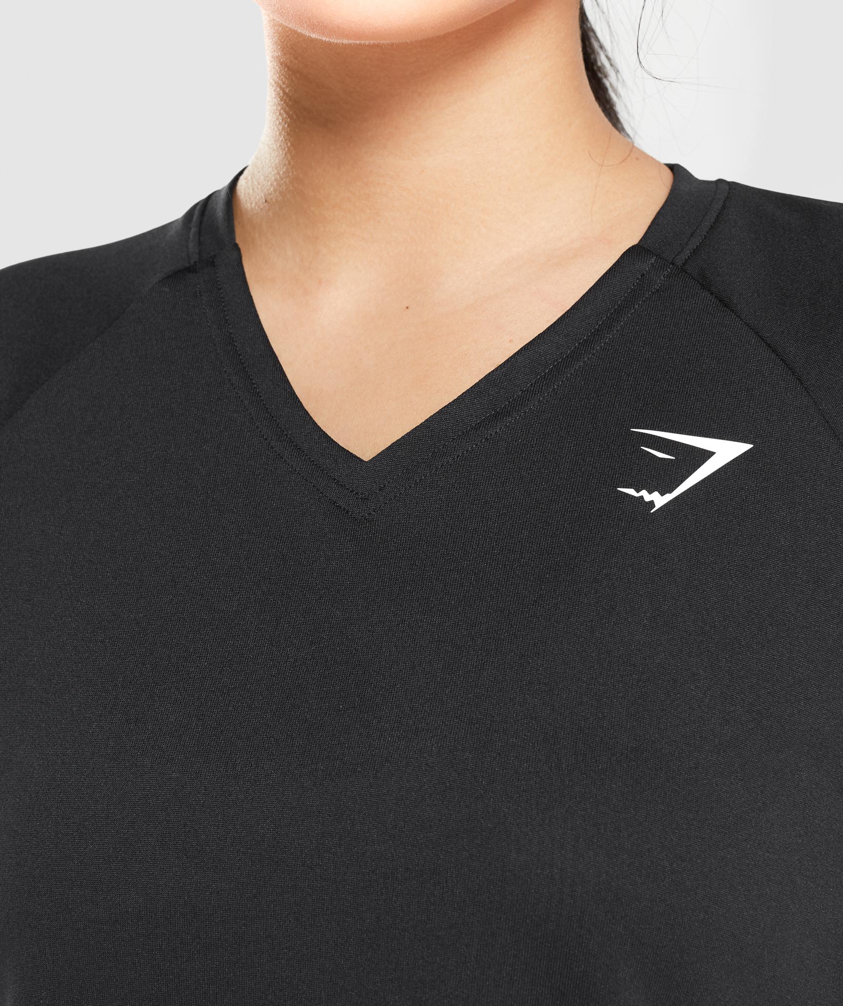 Sport Midi T-Shirt in Black - view 6