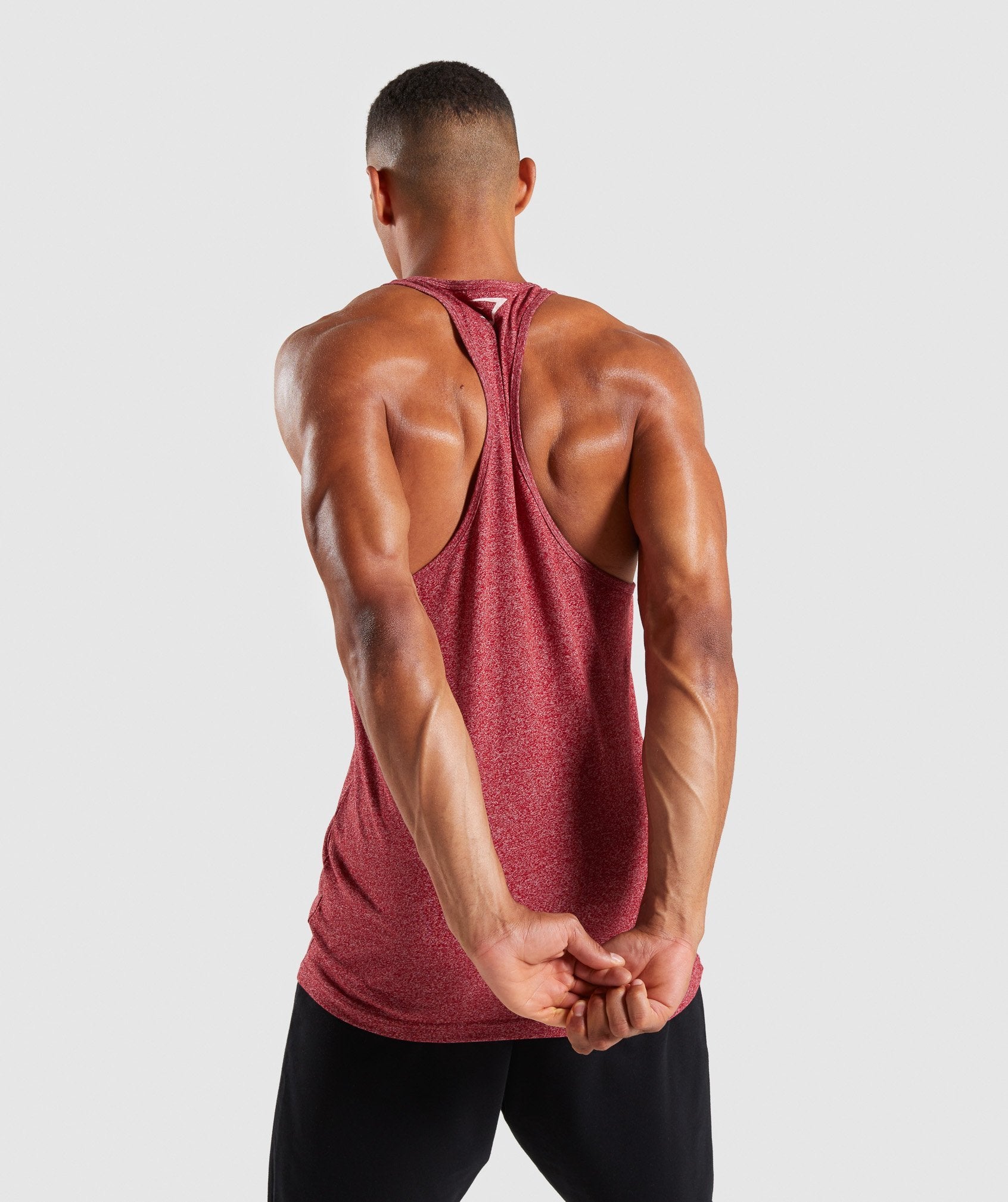 Statement Stringer in Red Marl - view 2