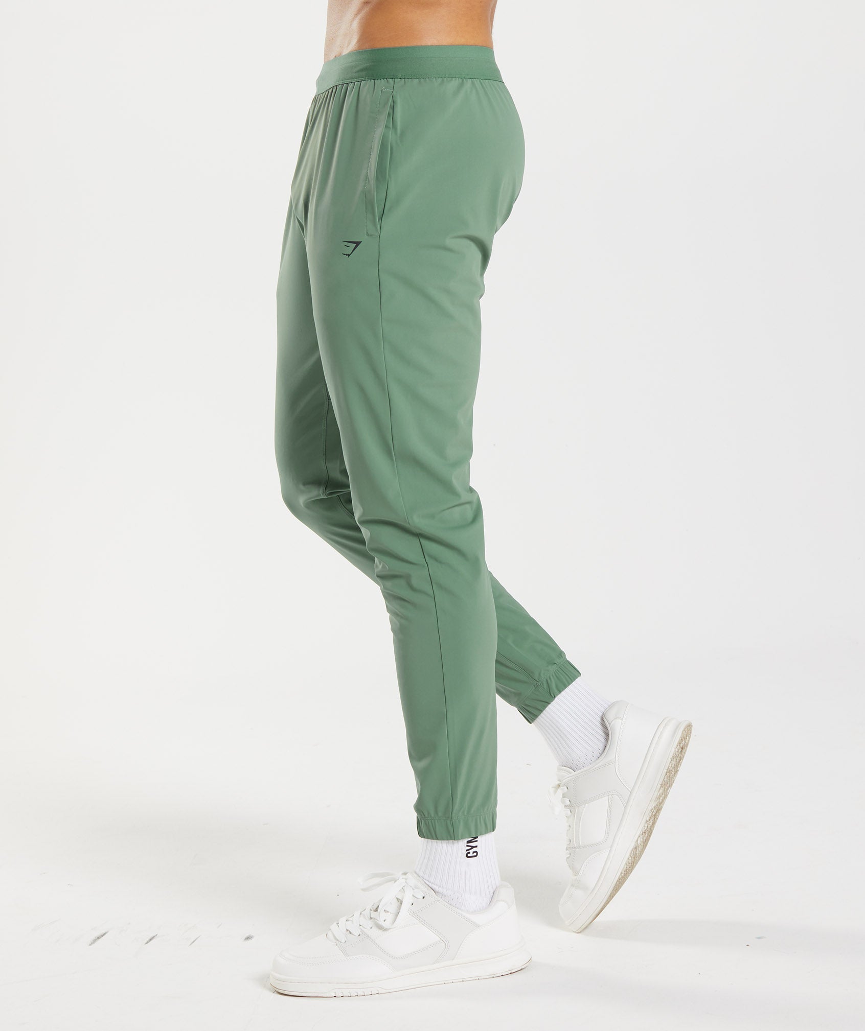 Studio Joggers in Green - view 3