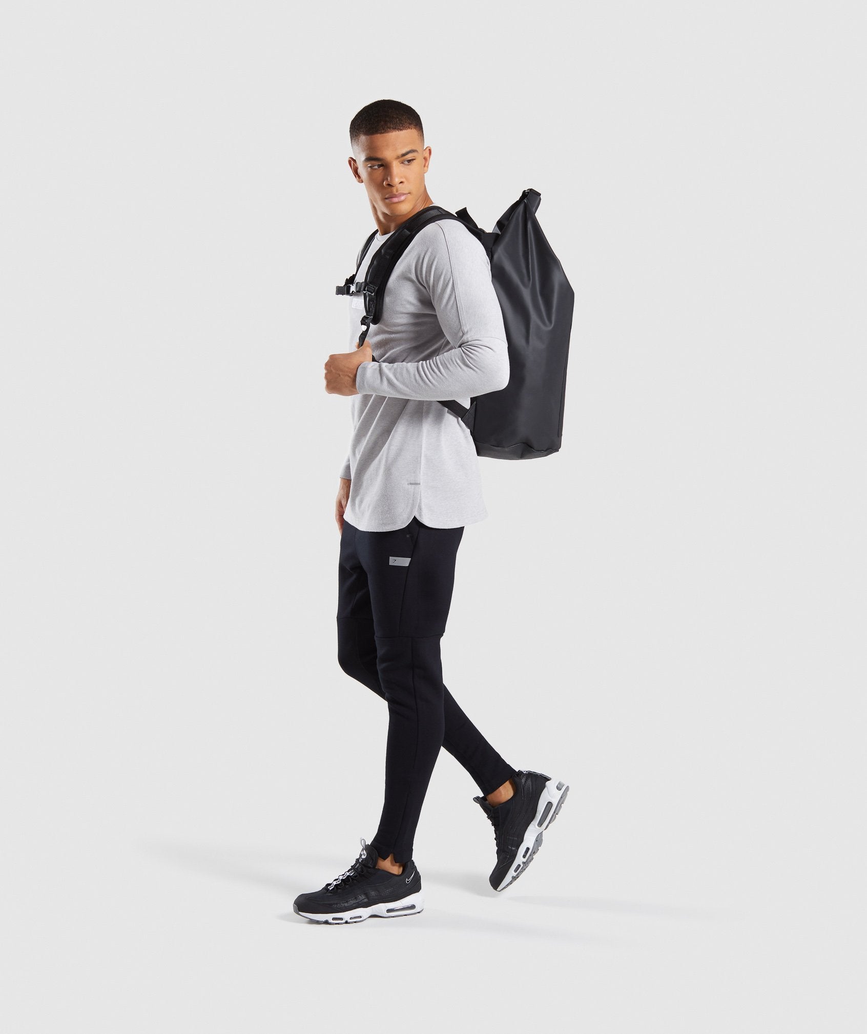 The Statement Backpack in Black - view 2