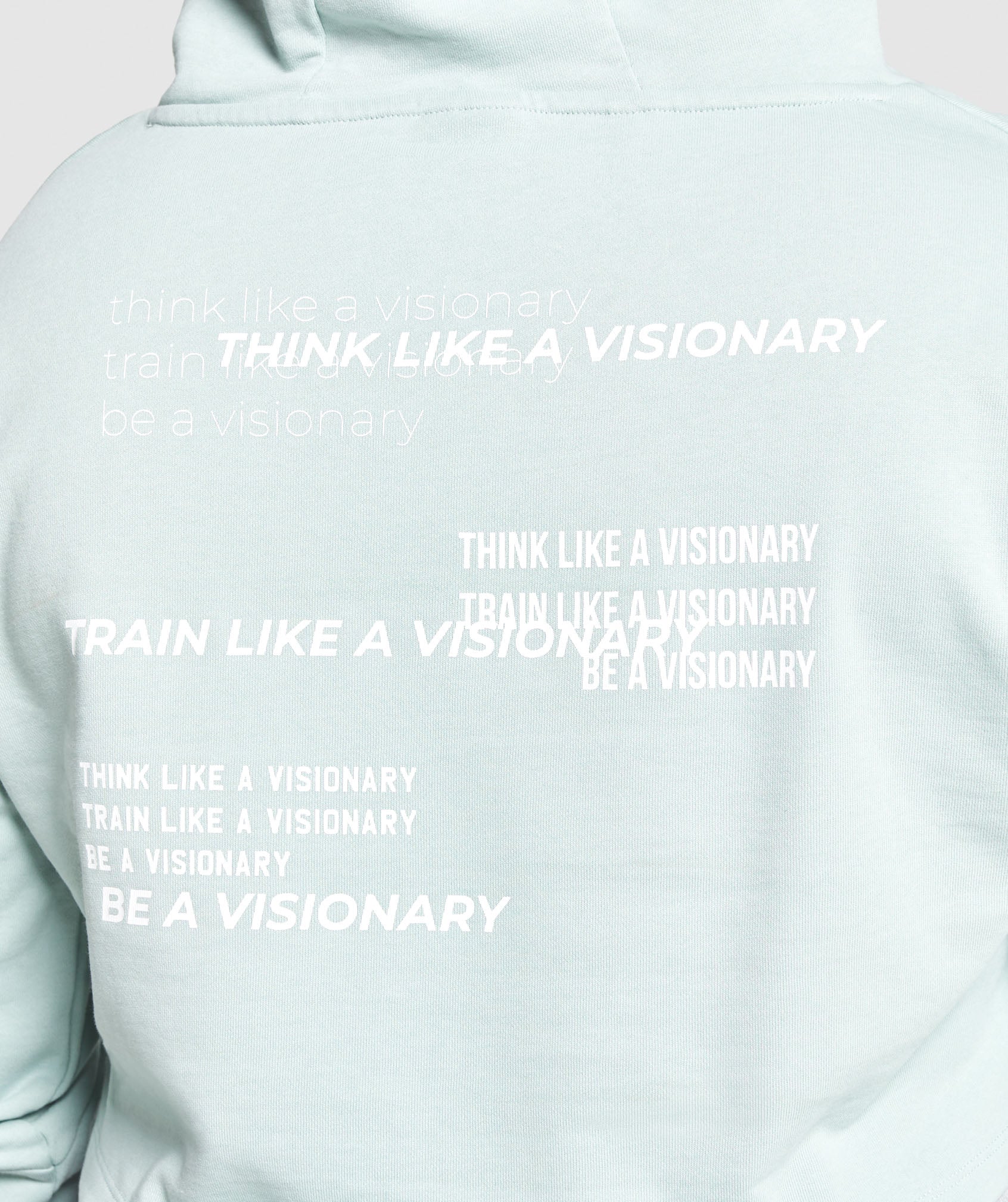 Think Train Be Hoodie in Light Green
