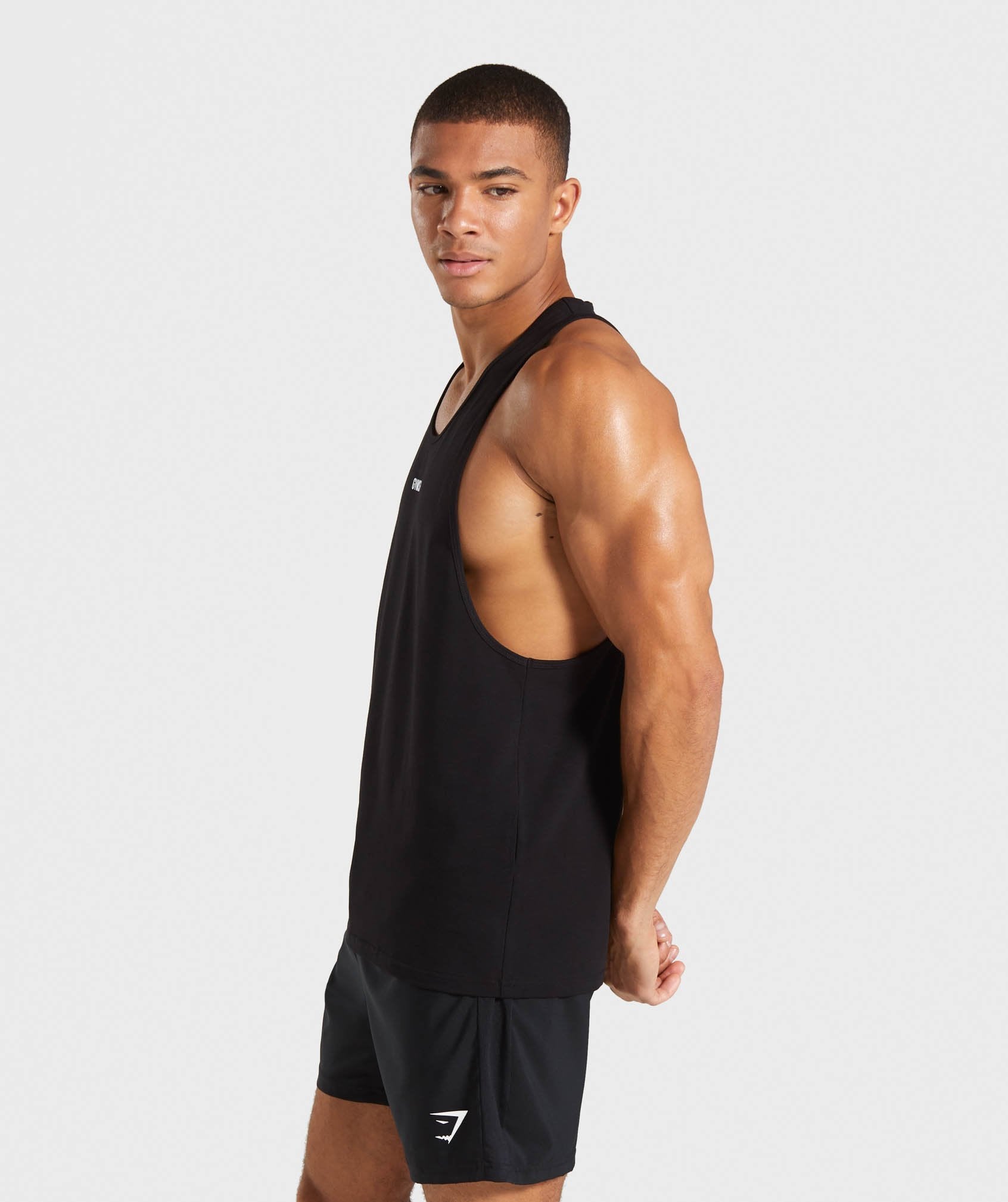 TPT Drop Arm Tank in Black - view 3