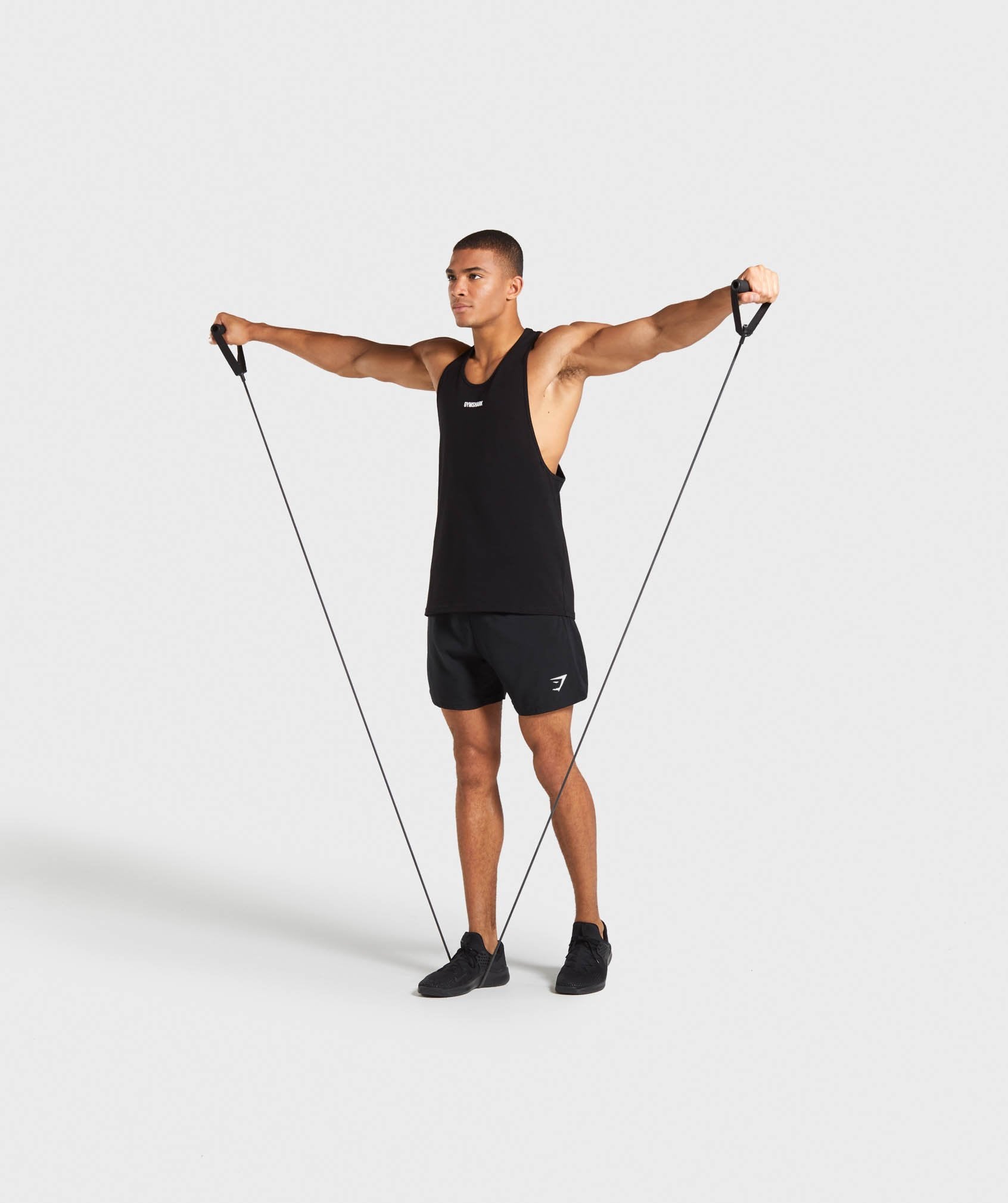 TPT Drop Arm Tank in Black - view 4