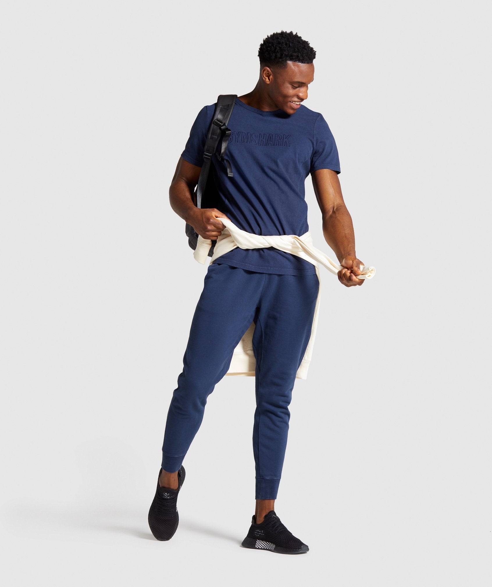 Gymshark Track T-Shirt - Blue Image D